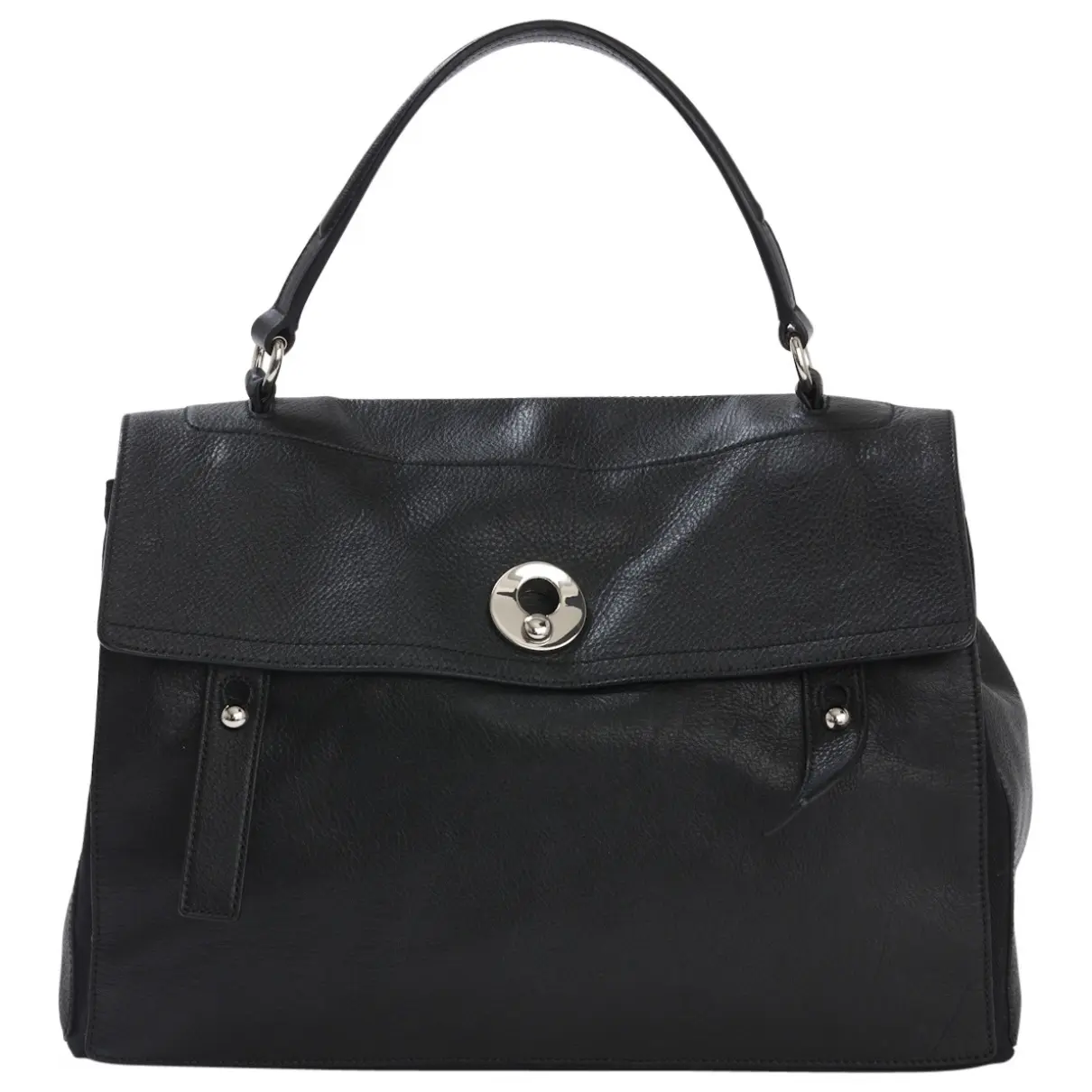 Black Leather Handbag Yves Saint Laurent