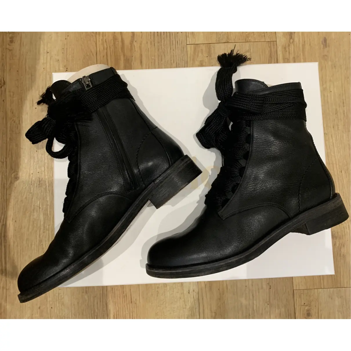Harper leather ankle boots Chloé