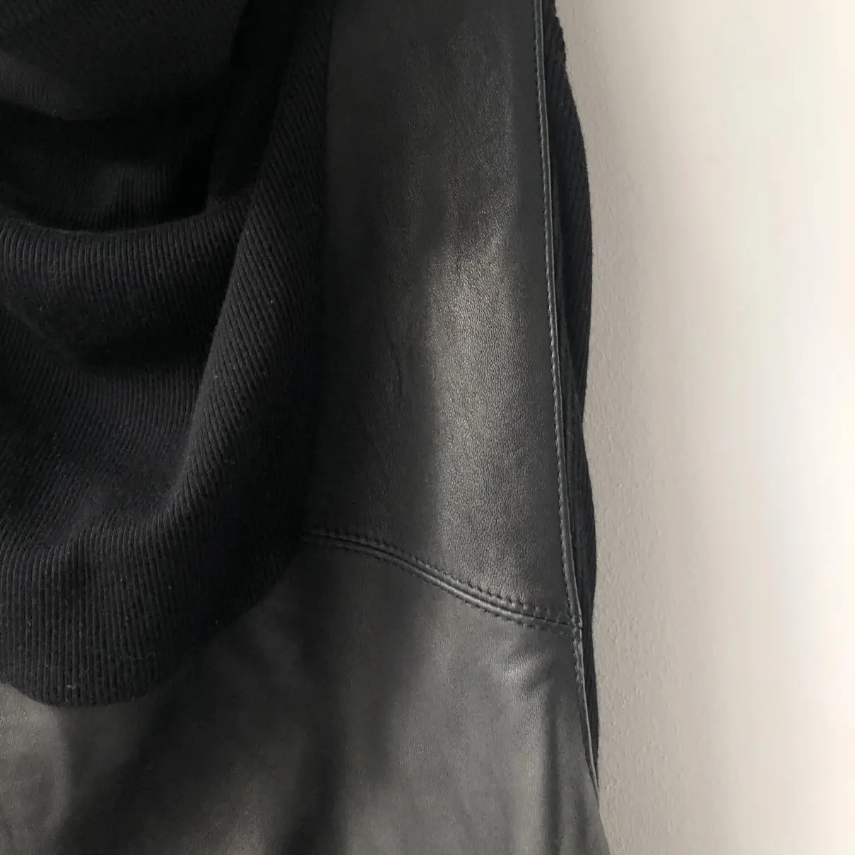 Leather mid-length dress Helmut Lang