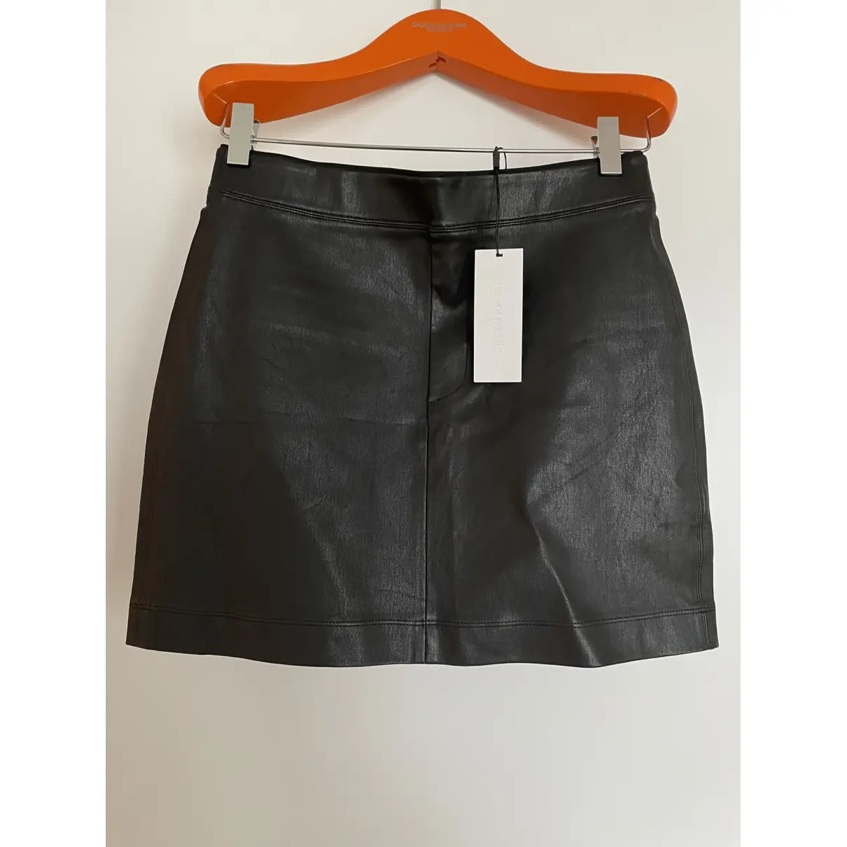 Leather mini skirt Helmut Lang