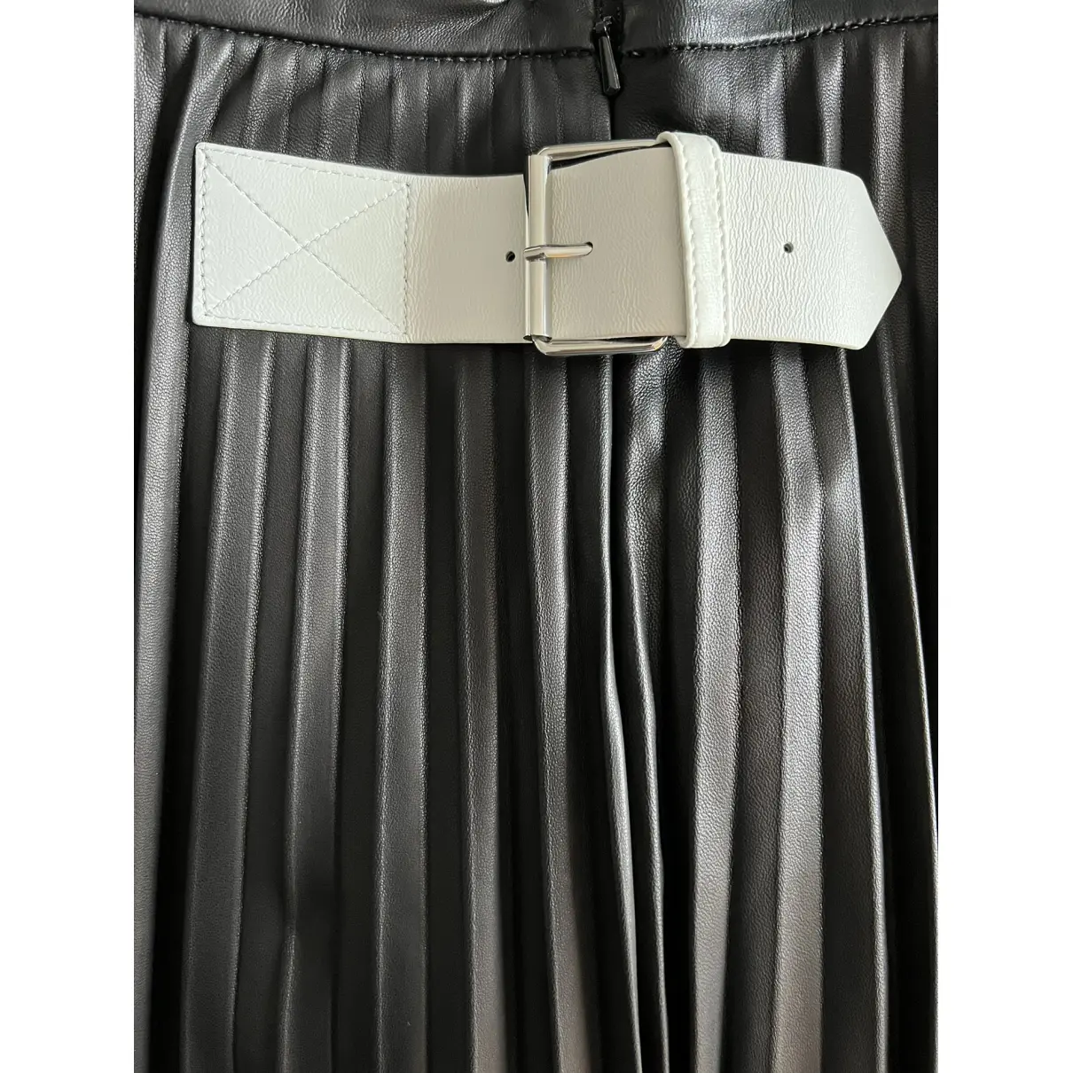 Leather mid-length skirt Helmut Lang