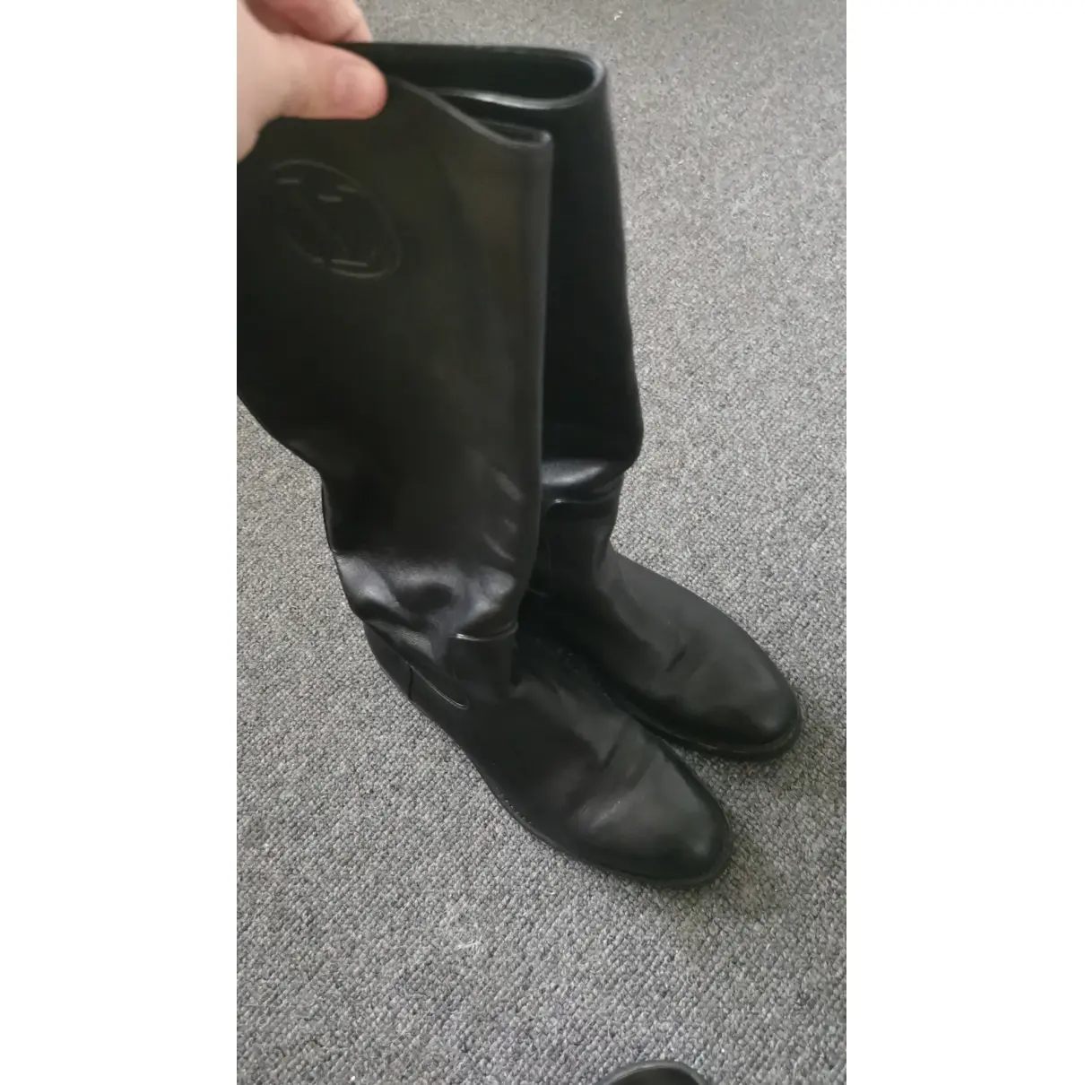 Héritage leather riding boots Louis Vuitton