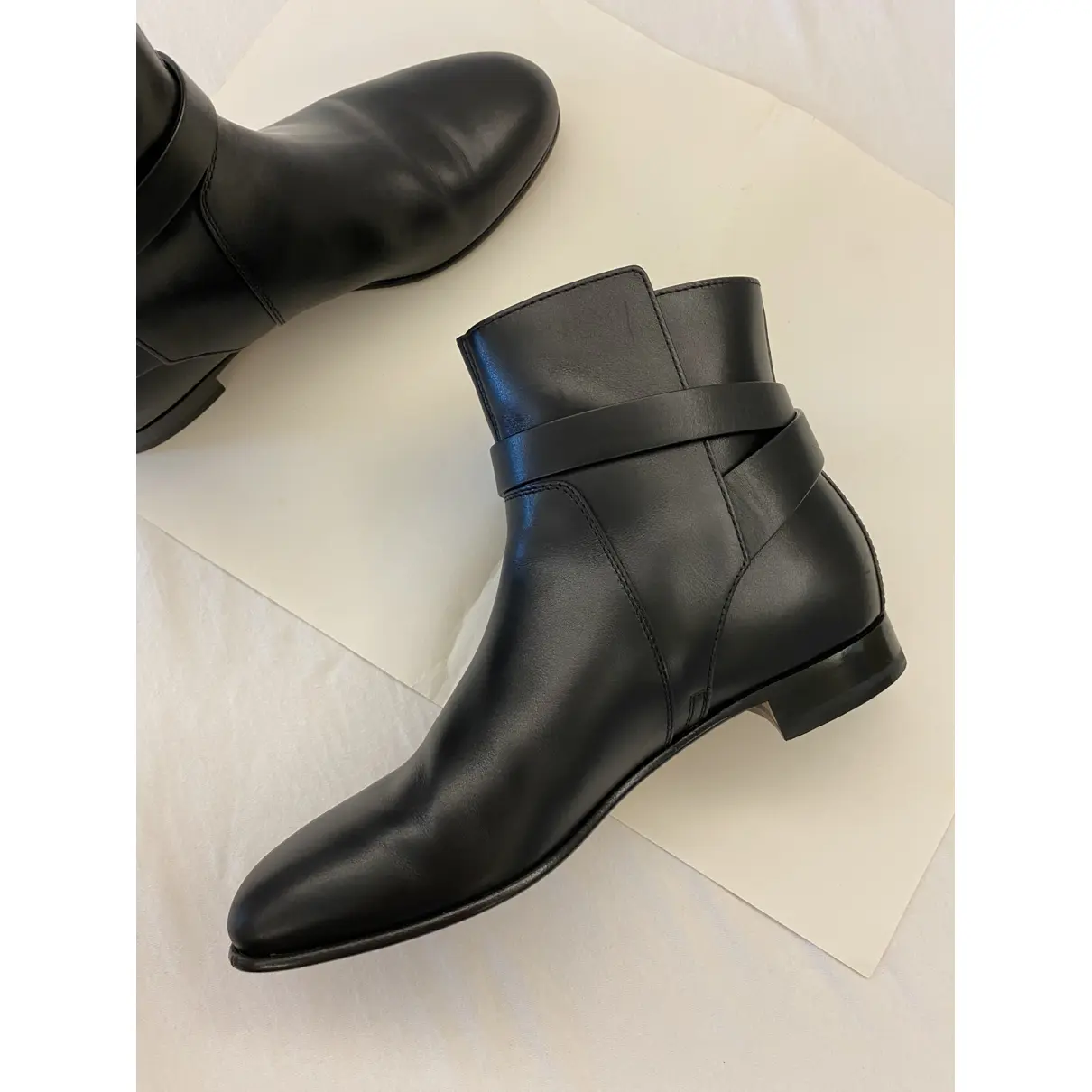 Leather ankle boots Hermès