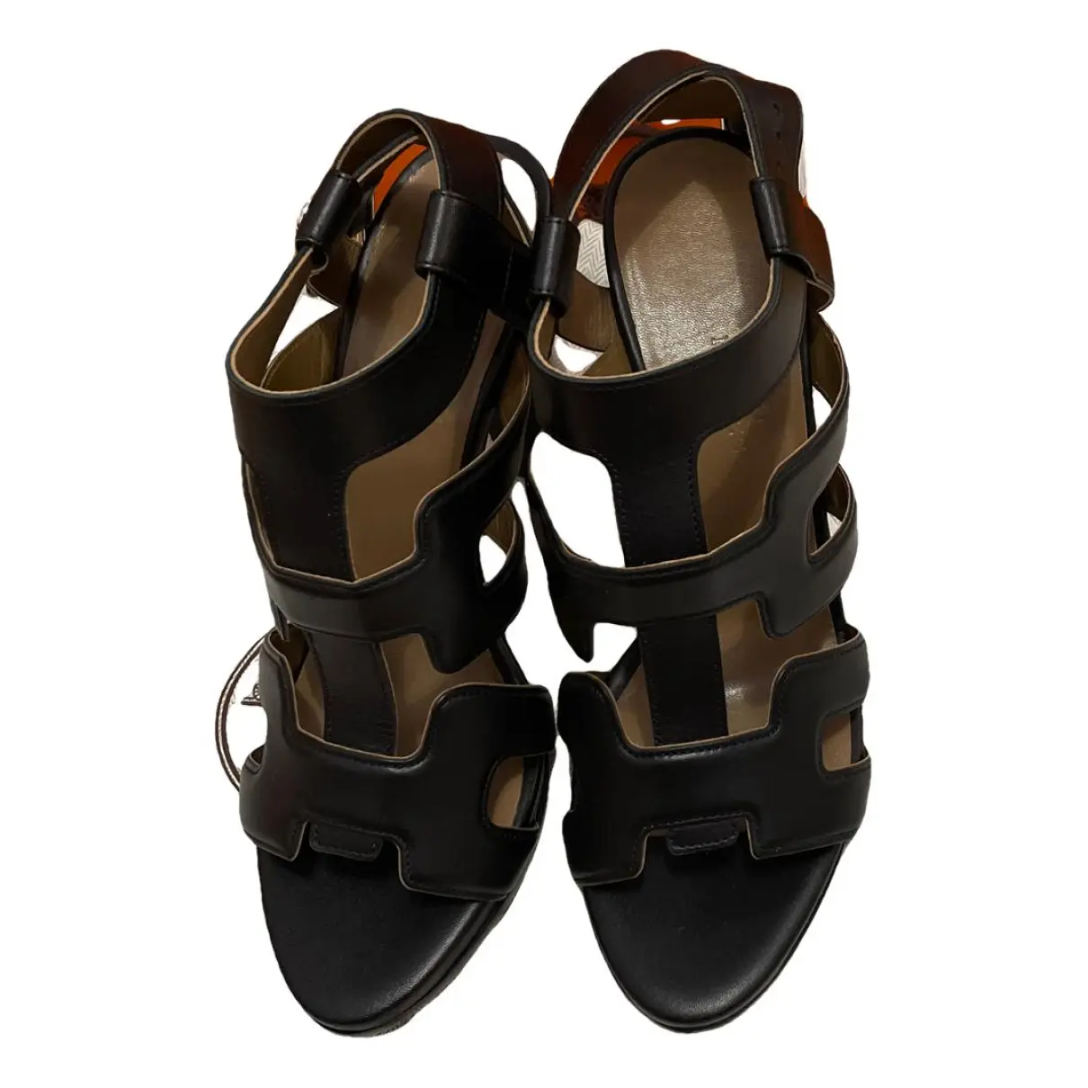 Leather sandal Hermès