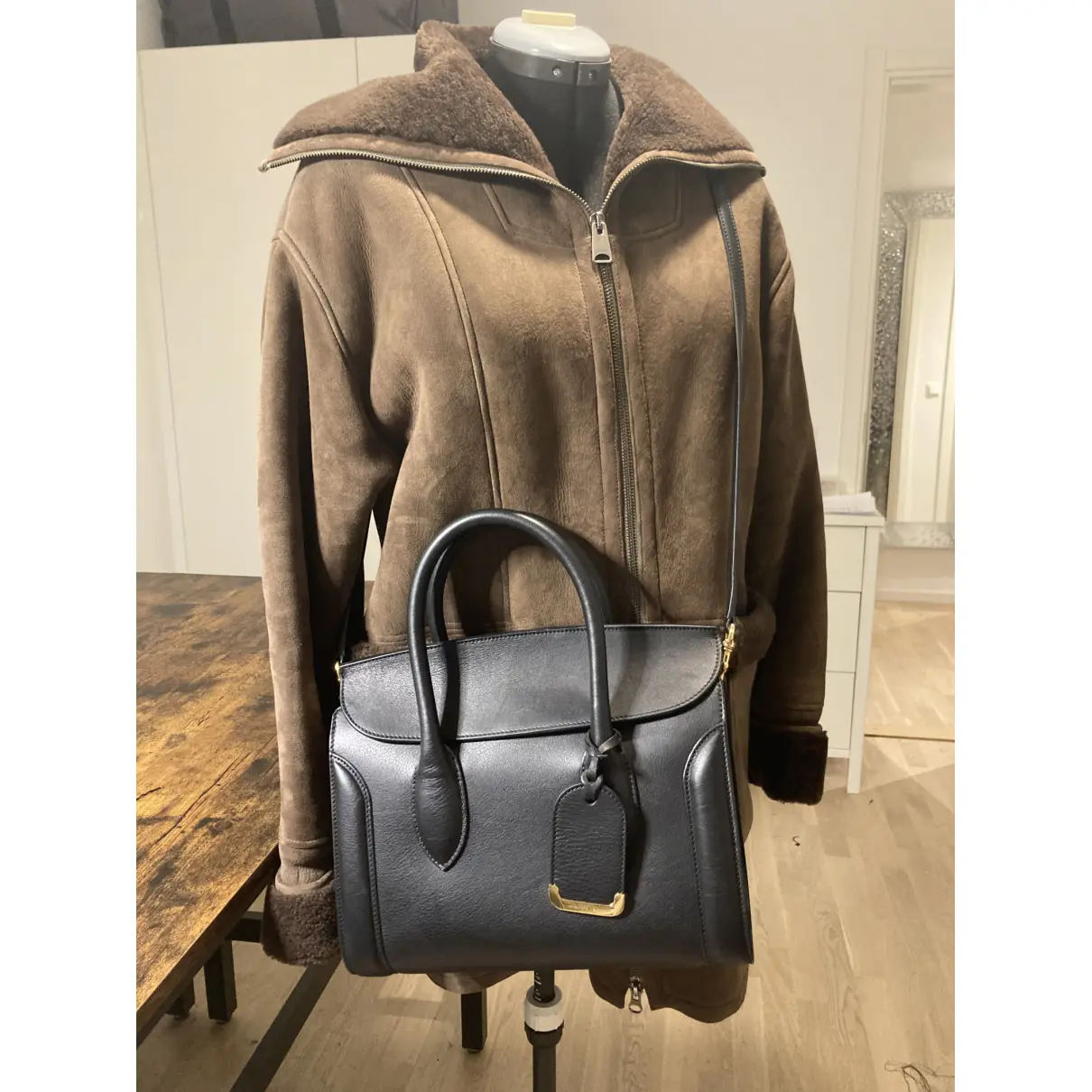 Heroine leather handbag Alexander McQueen