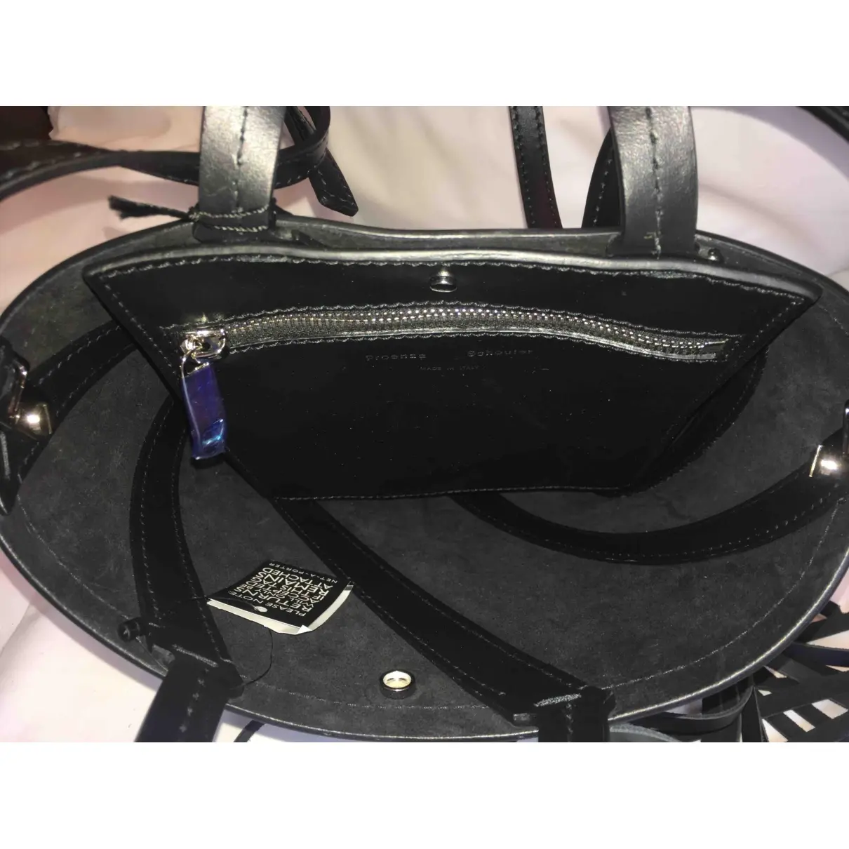 Proenza Schouler Hex leather handbag for sale