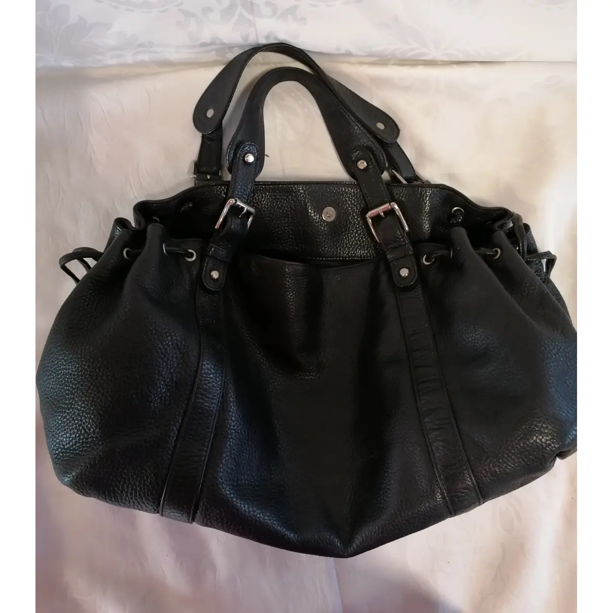 Buy Jil Sander Hill leather handbag online