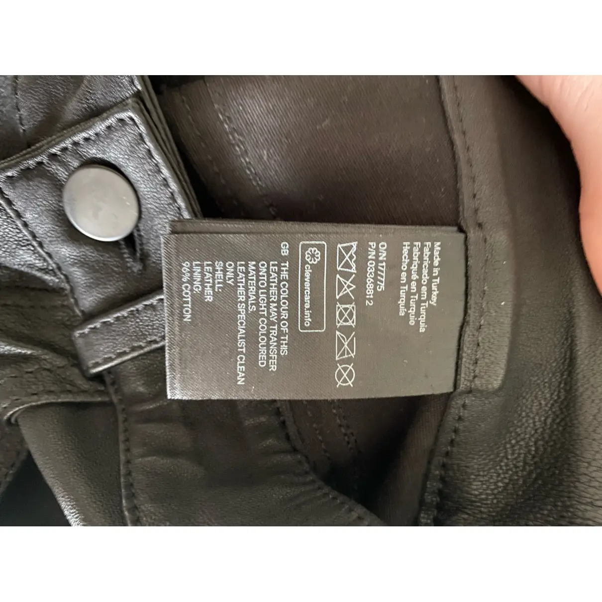 Buy H&M Leather slim pants online
