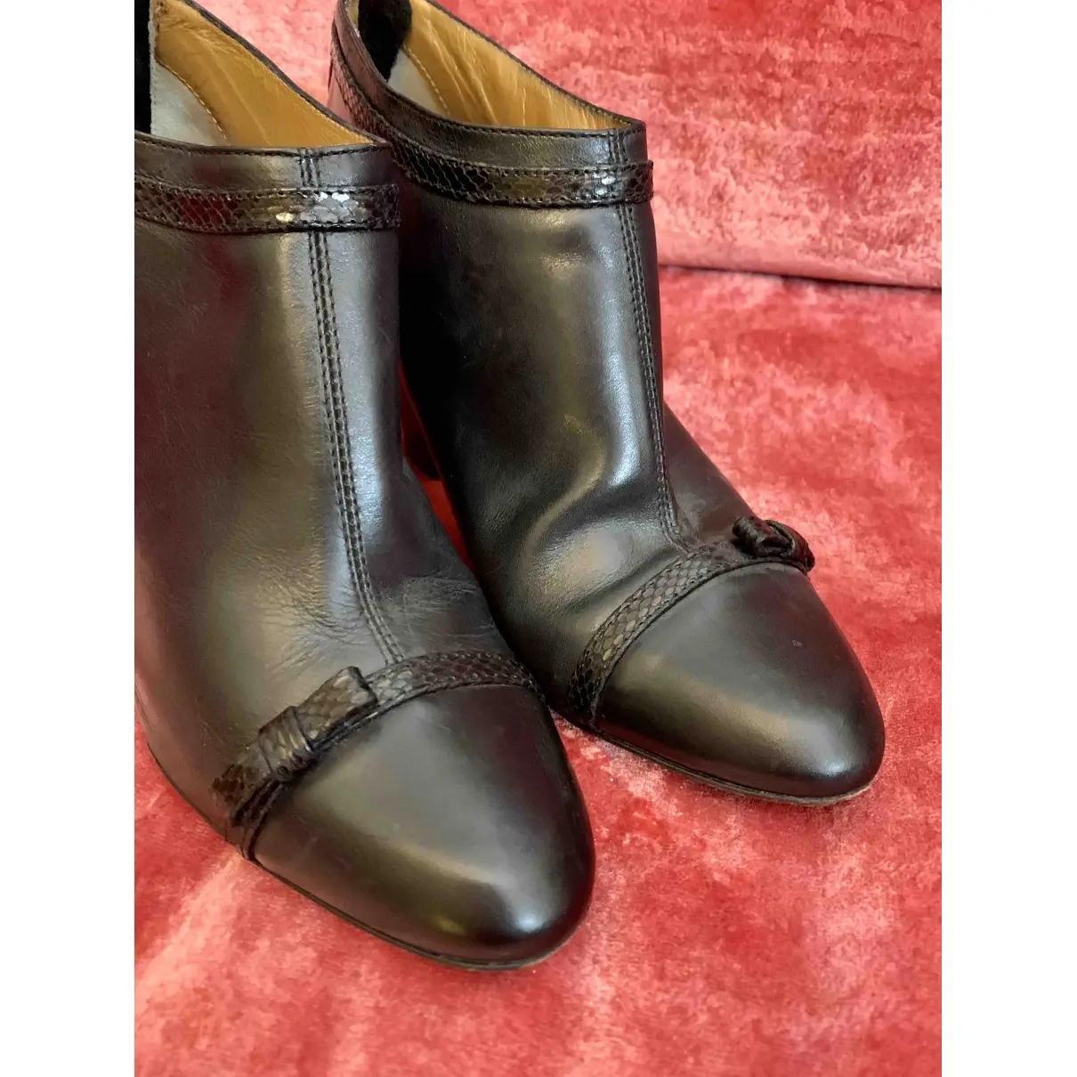 Leather ankle boots Hobbs