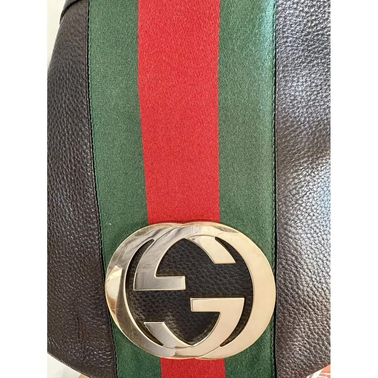 Buy Gucci Hobo leather crossbody bag online - Vintage