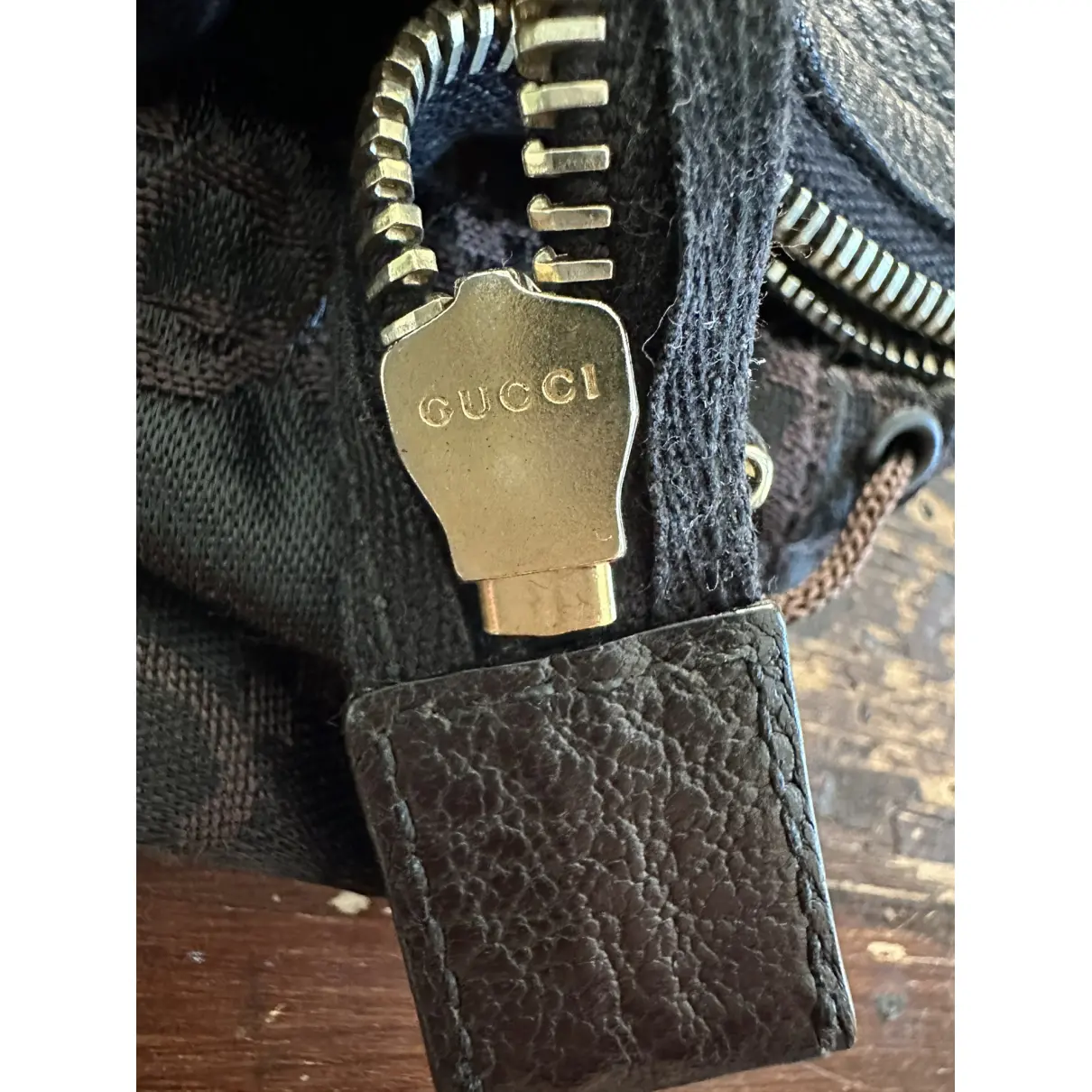 Hobo leather crossbody bag Gucci - Vintage