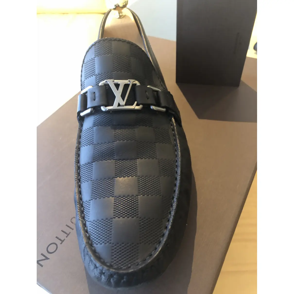 Hockenheim leather flats Louis Vuitton