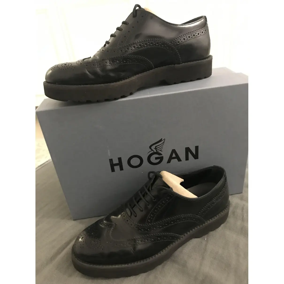Hogan Leather lace ups for sale