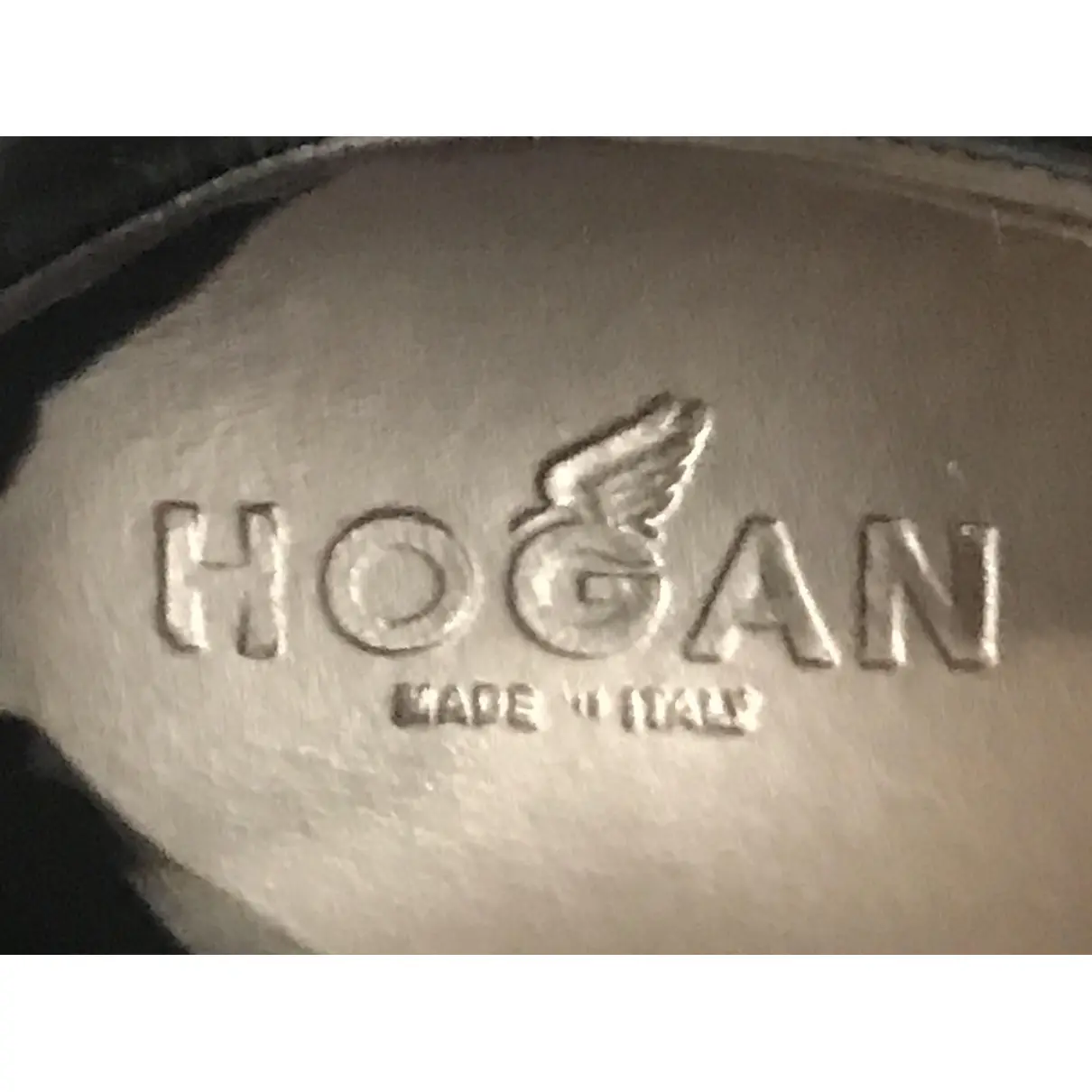 Leather low trainers Hogan