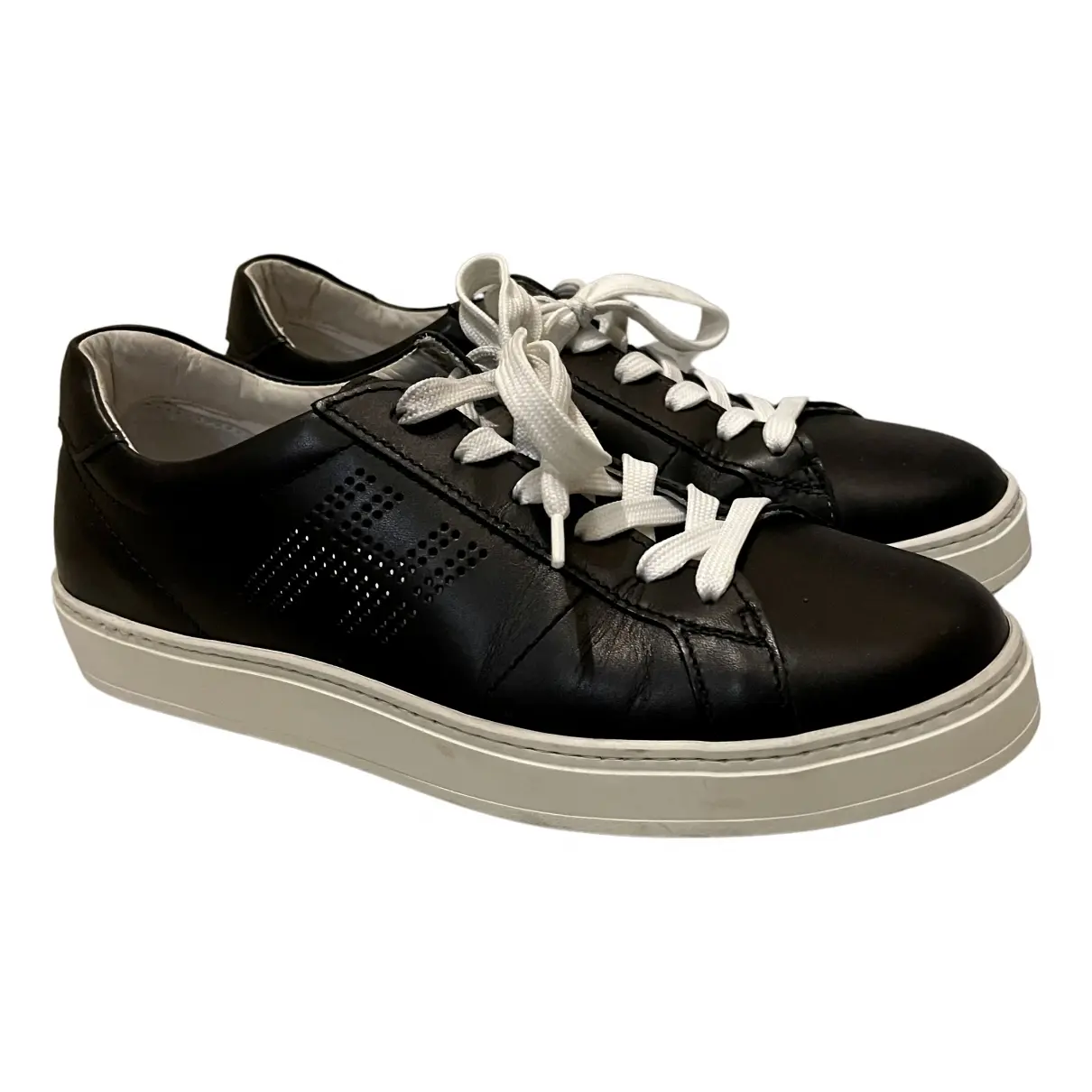 Leather trainers Hogan