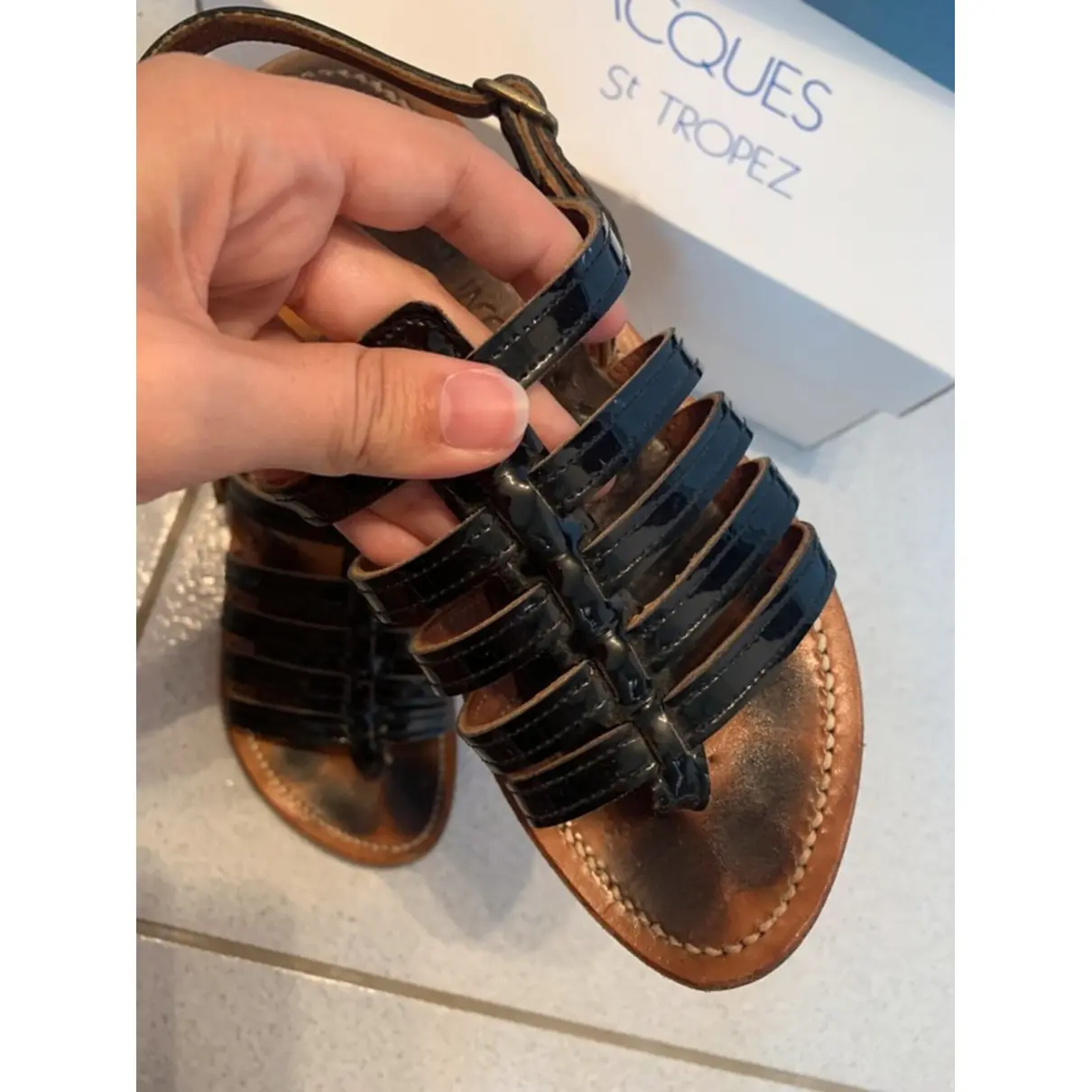 Buy K Jacques Homere leather sandal online