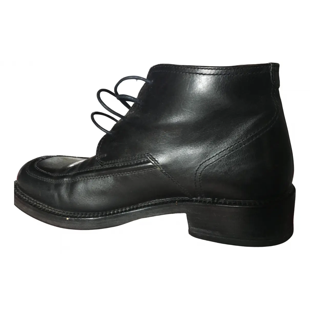 Leather boots Hugo Boss