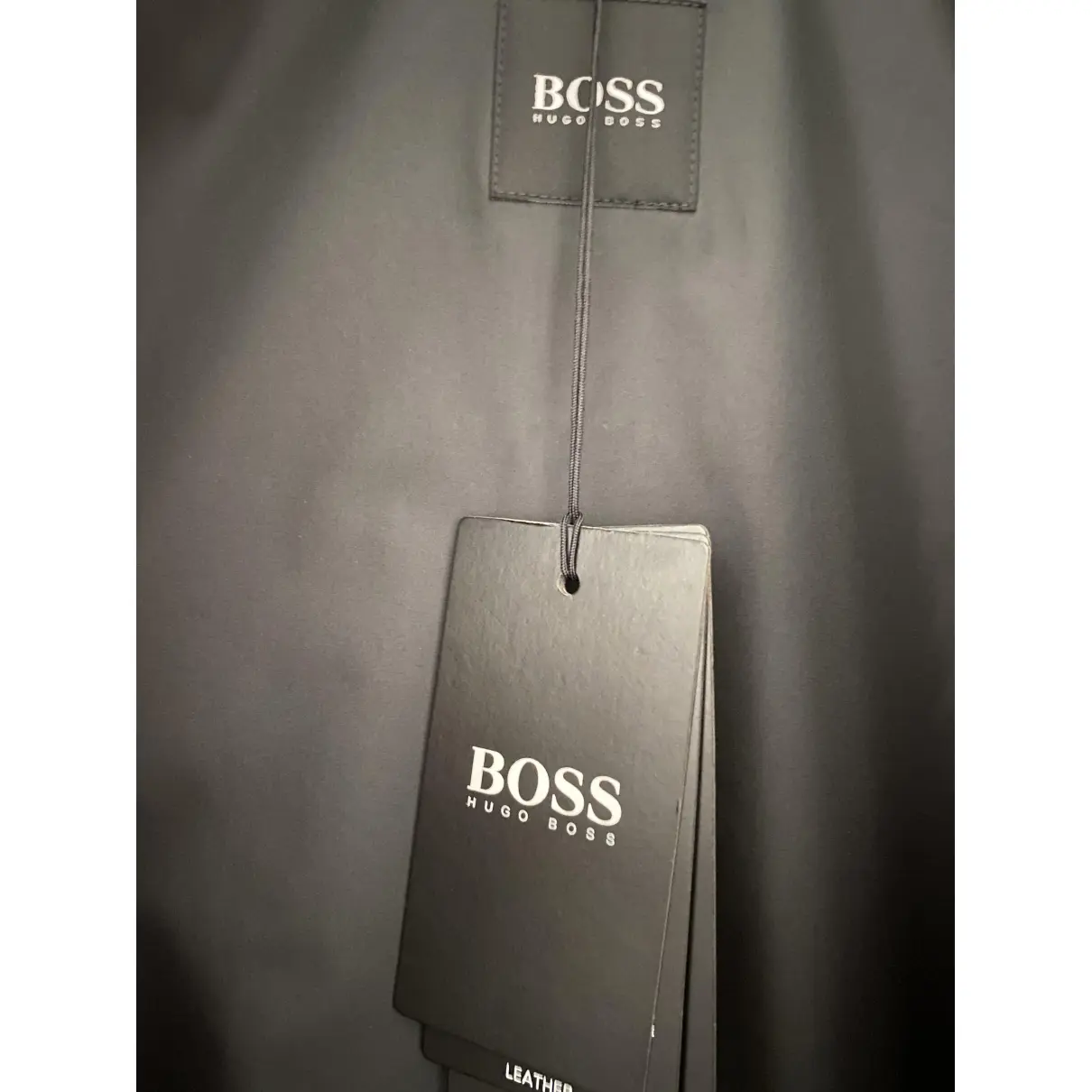 Leather jacket Hugo Boss