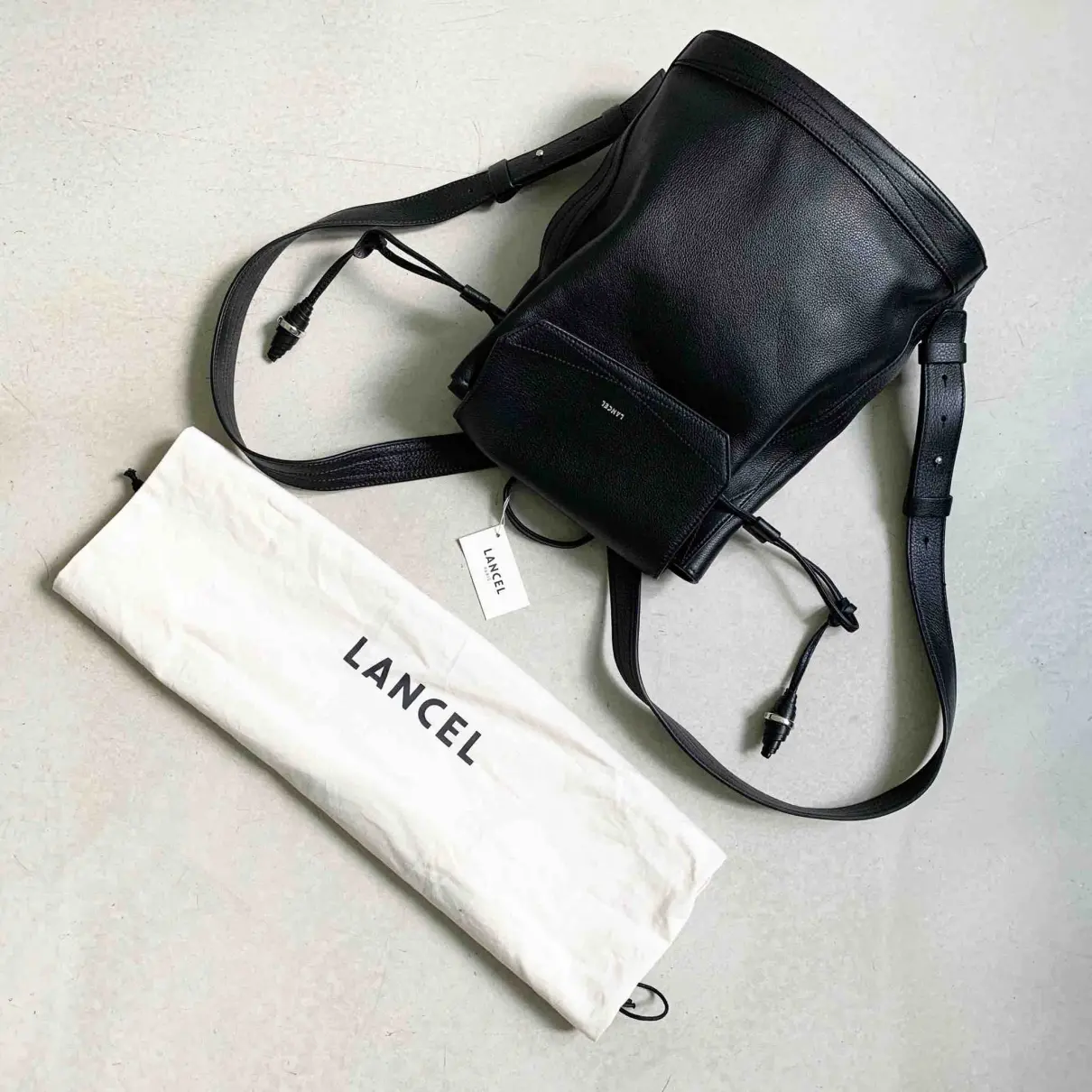 Huit leather backpack Lancel