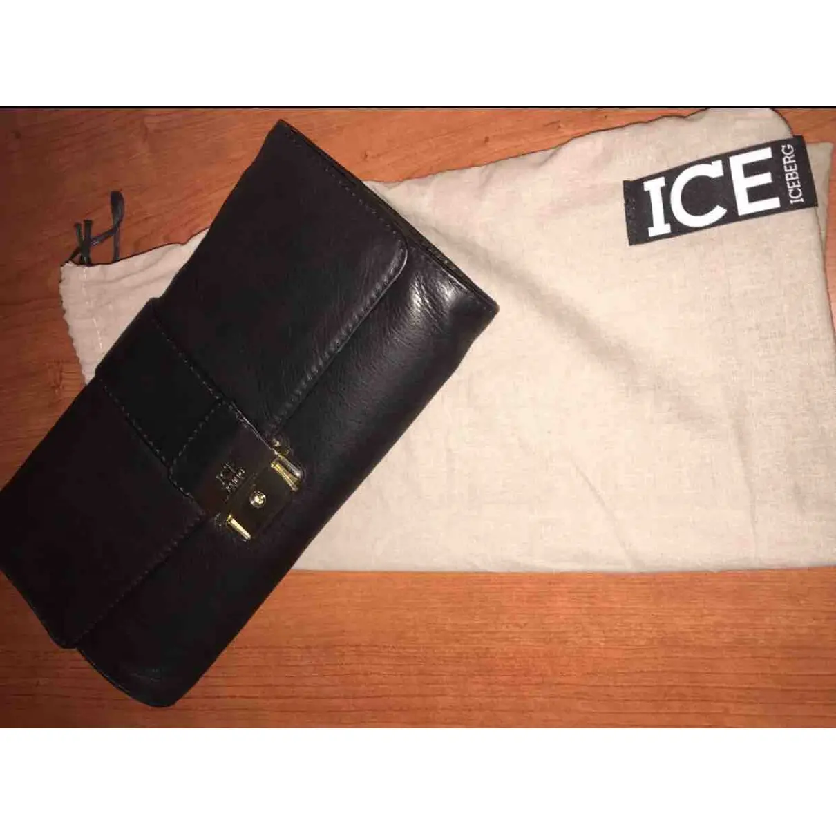 Buy Iceberg Leather clutch bag online