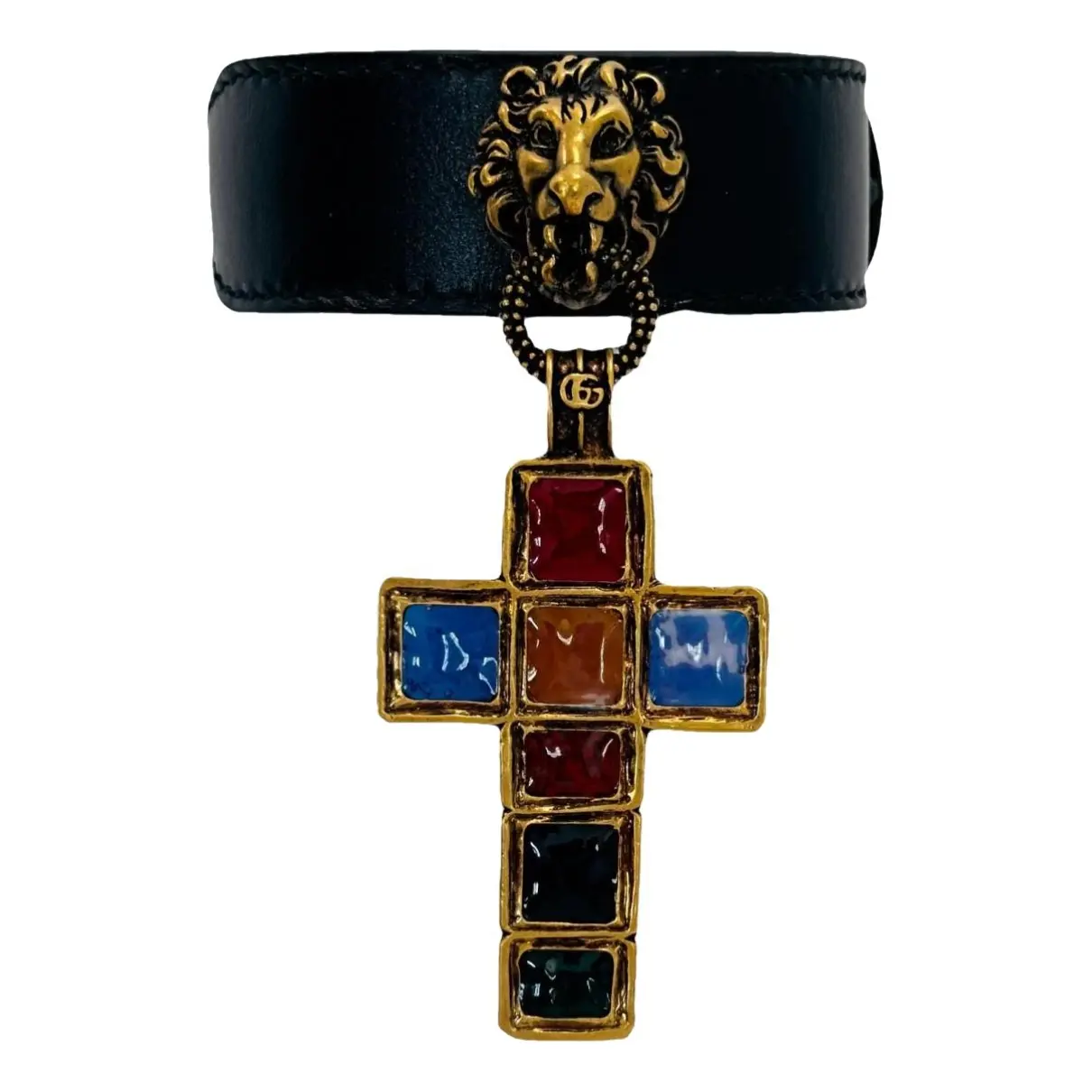 Icon leather bracelet