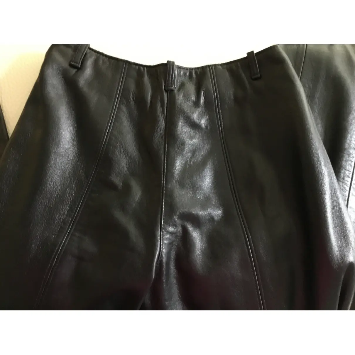 Buy Identify Leather straight pants online