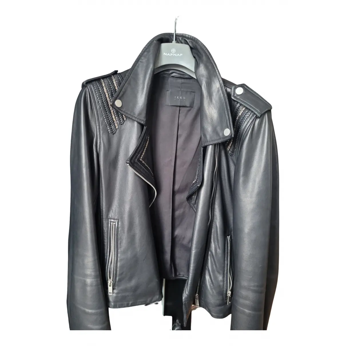Leather jacket Ikks