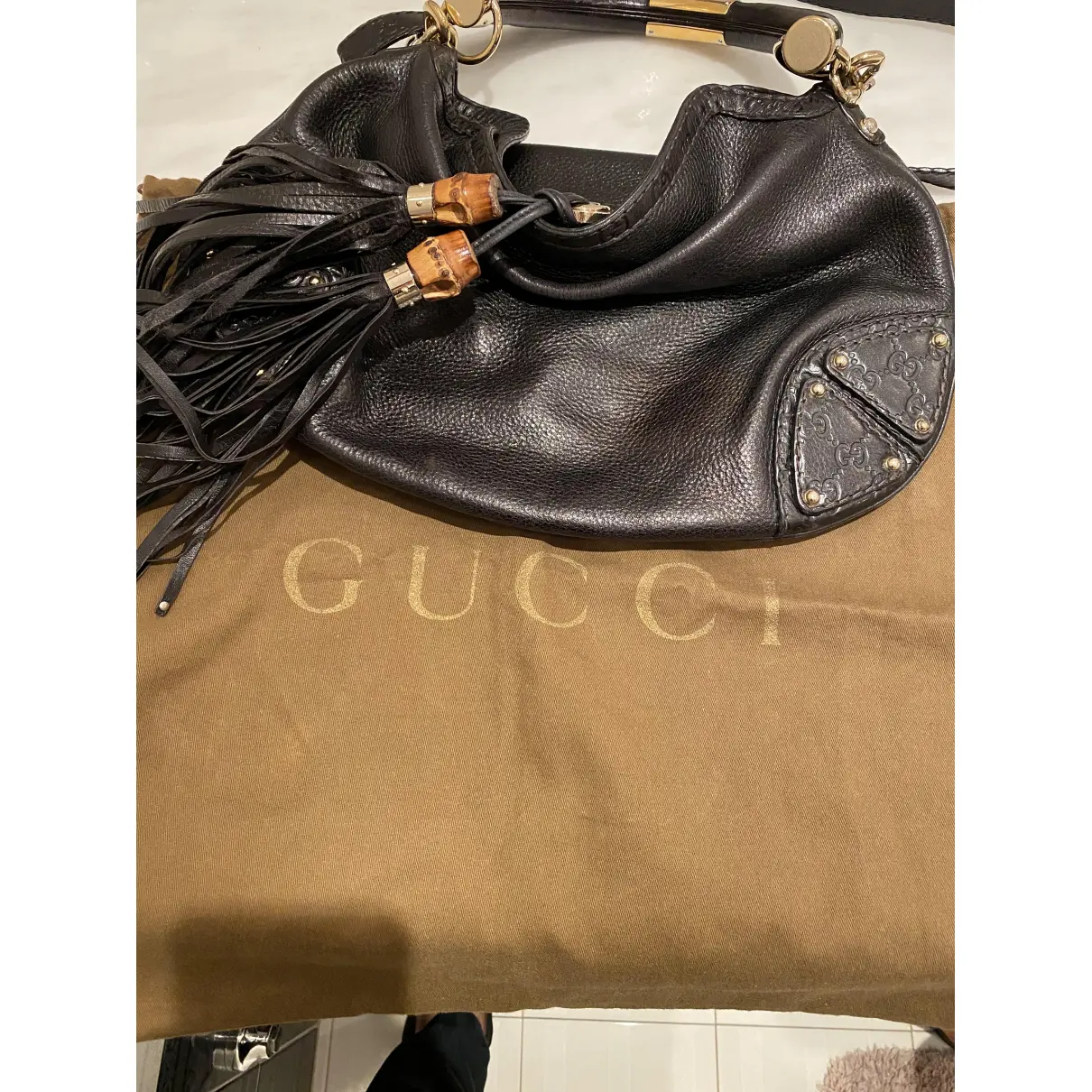 Indy leather handbag Gucci - Vintage