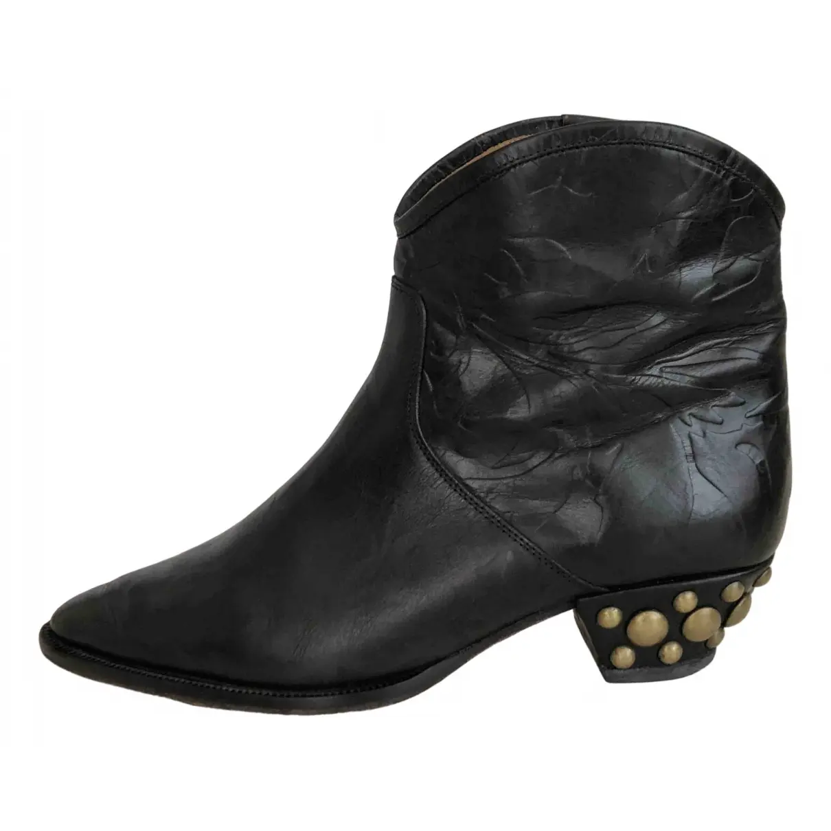Leather western boots Isabel Marant
