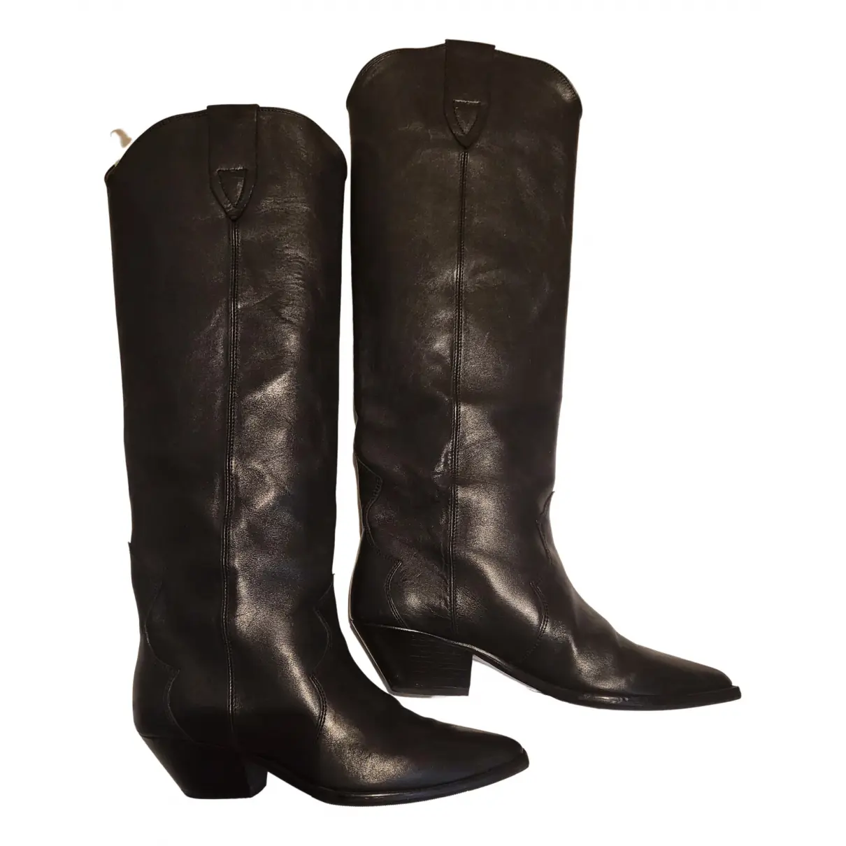 Leather cowboy boots Isabel Marant