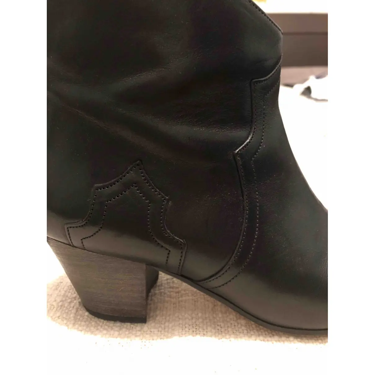Leather ankle boots Isabel Marant Etoile