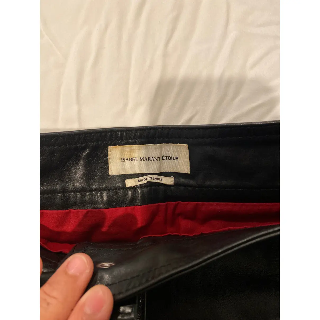 Buy Isabel Marant Etoile Leather mini skirt online