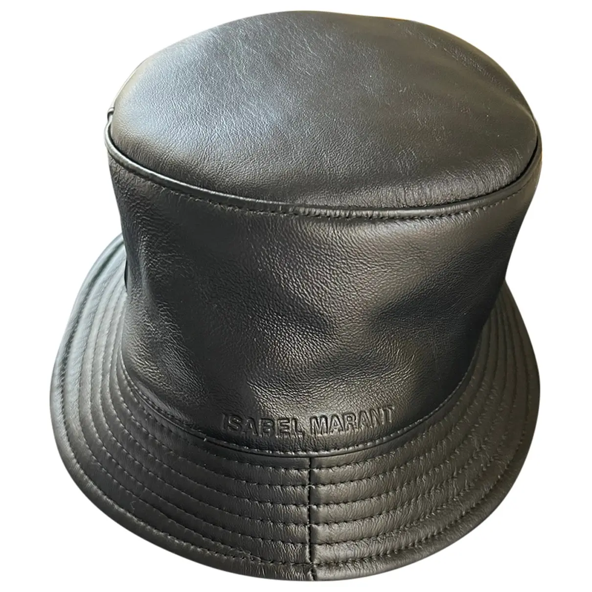 Leather hat