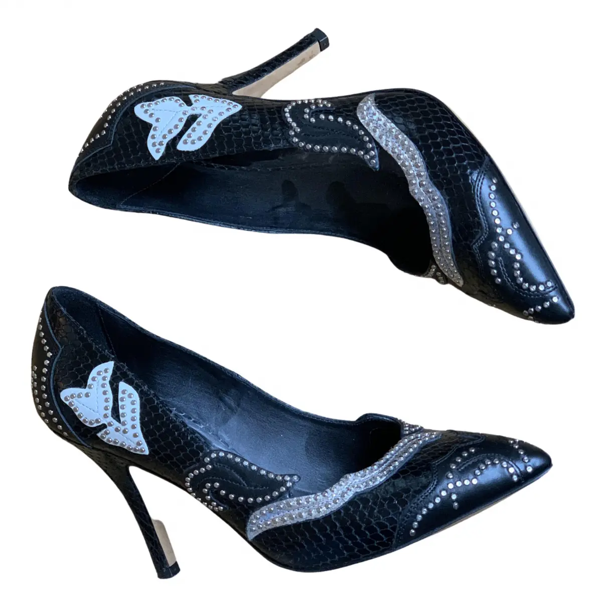 Leather heels Isabel Marant