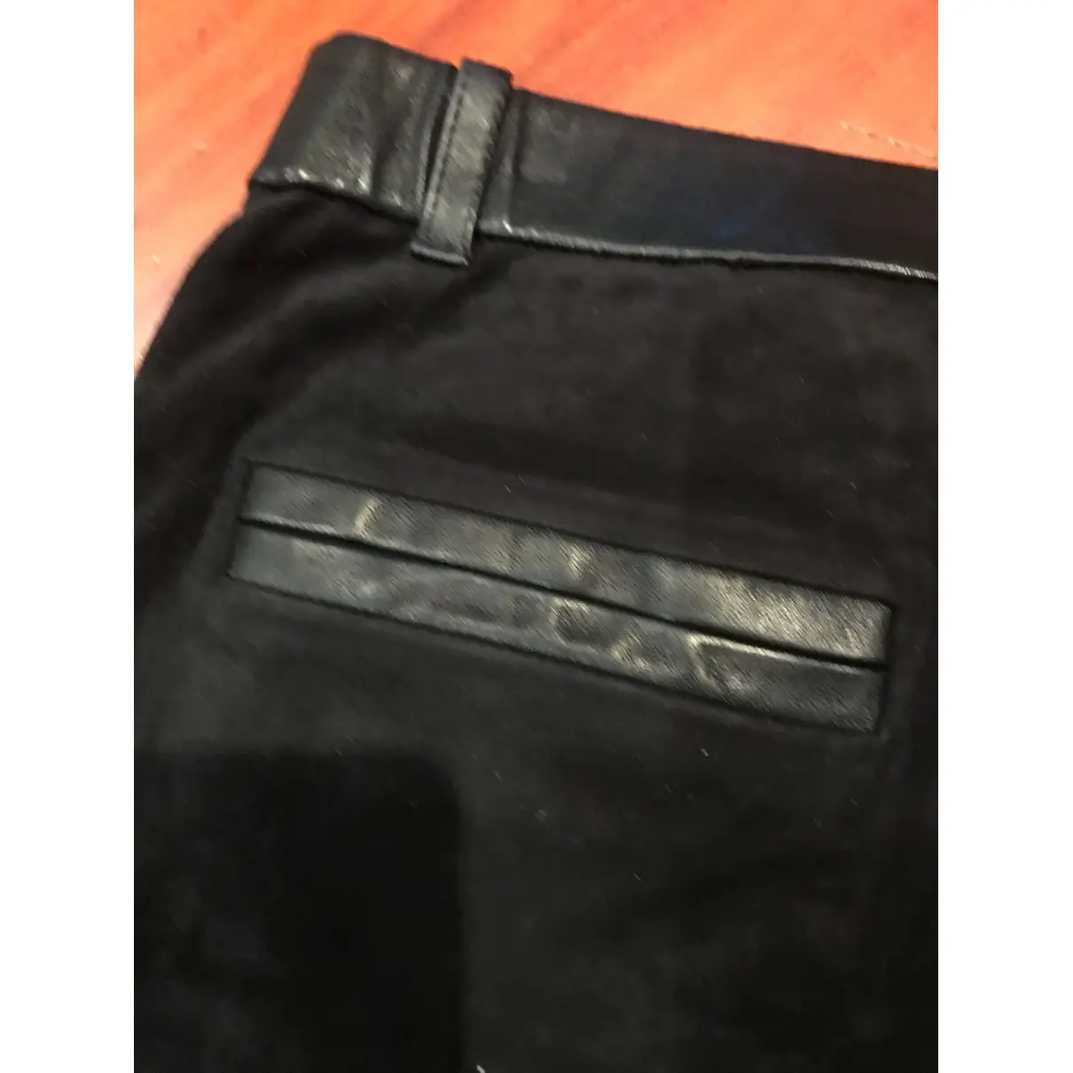 Leather straight pants Isabel Marant