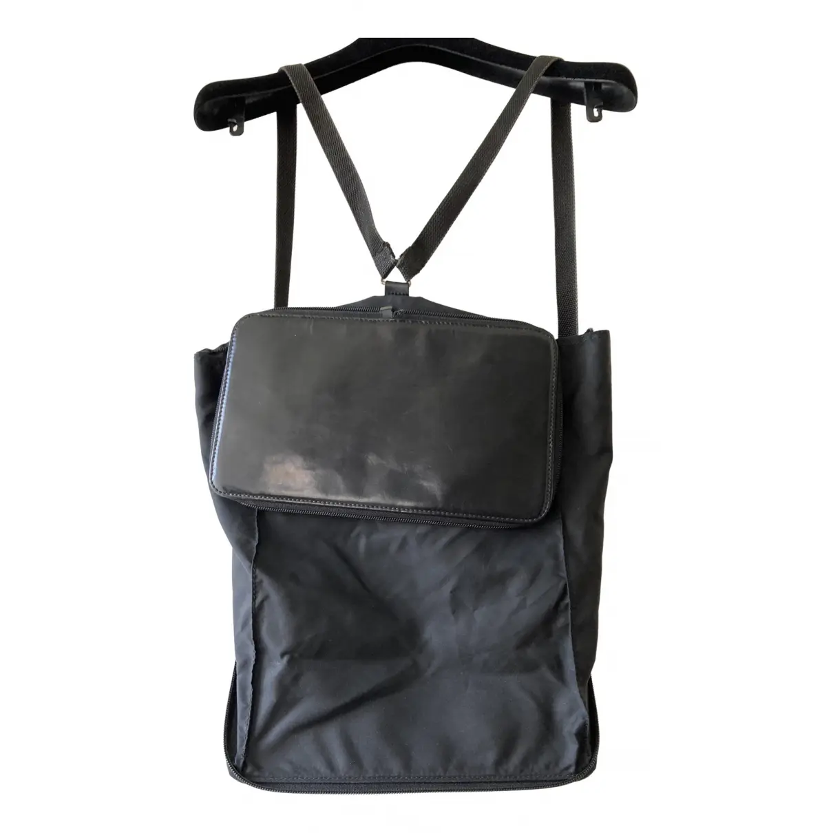 Leather backpack Issey Miyake - Vintage