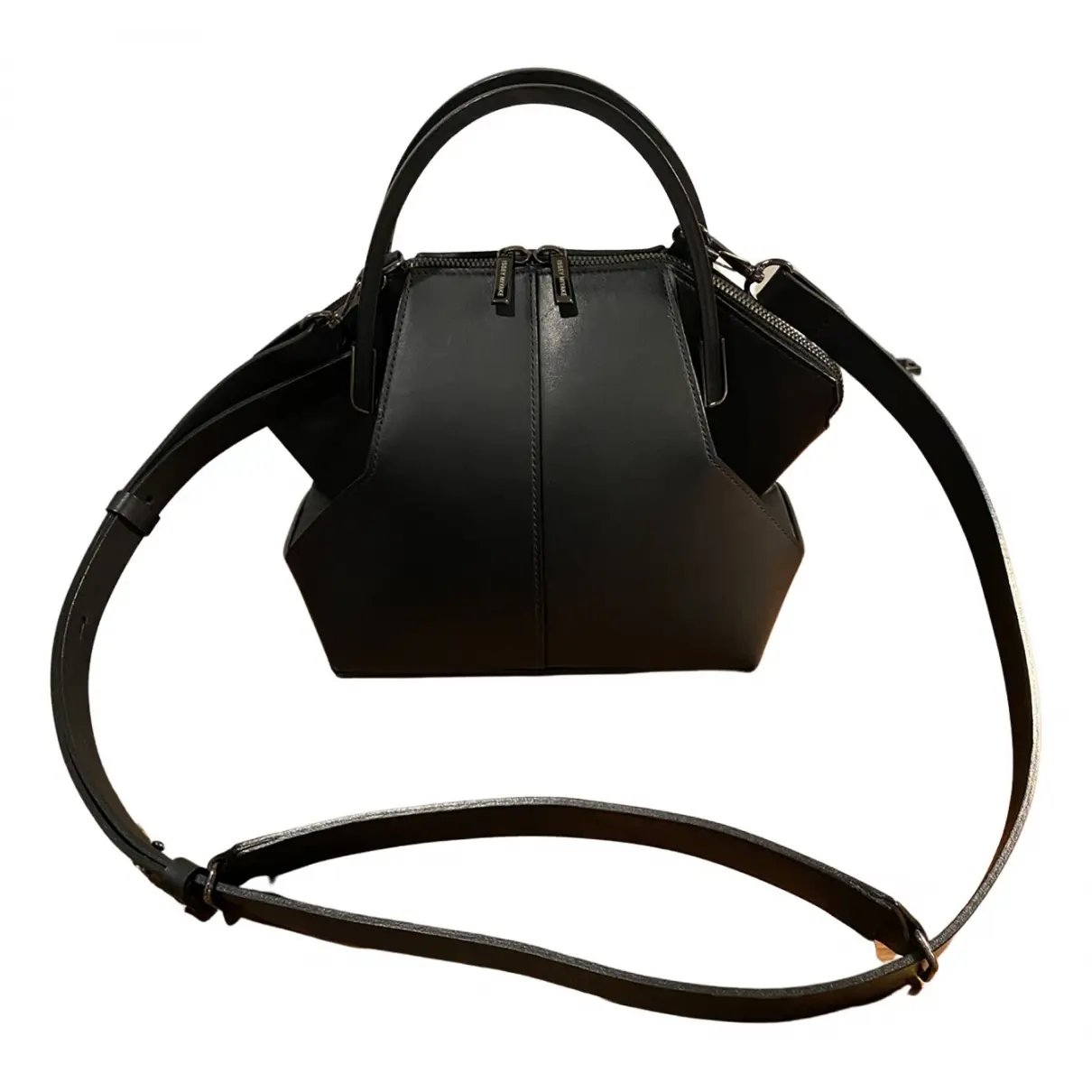 Leather handbag Issey Miyake