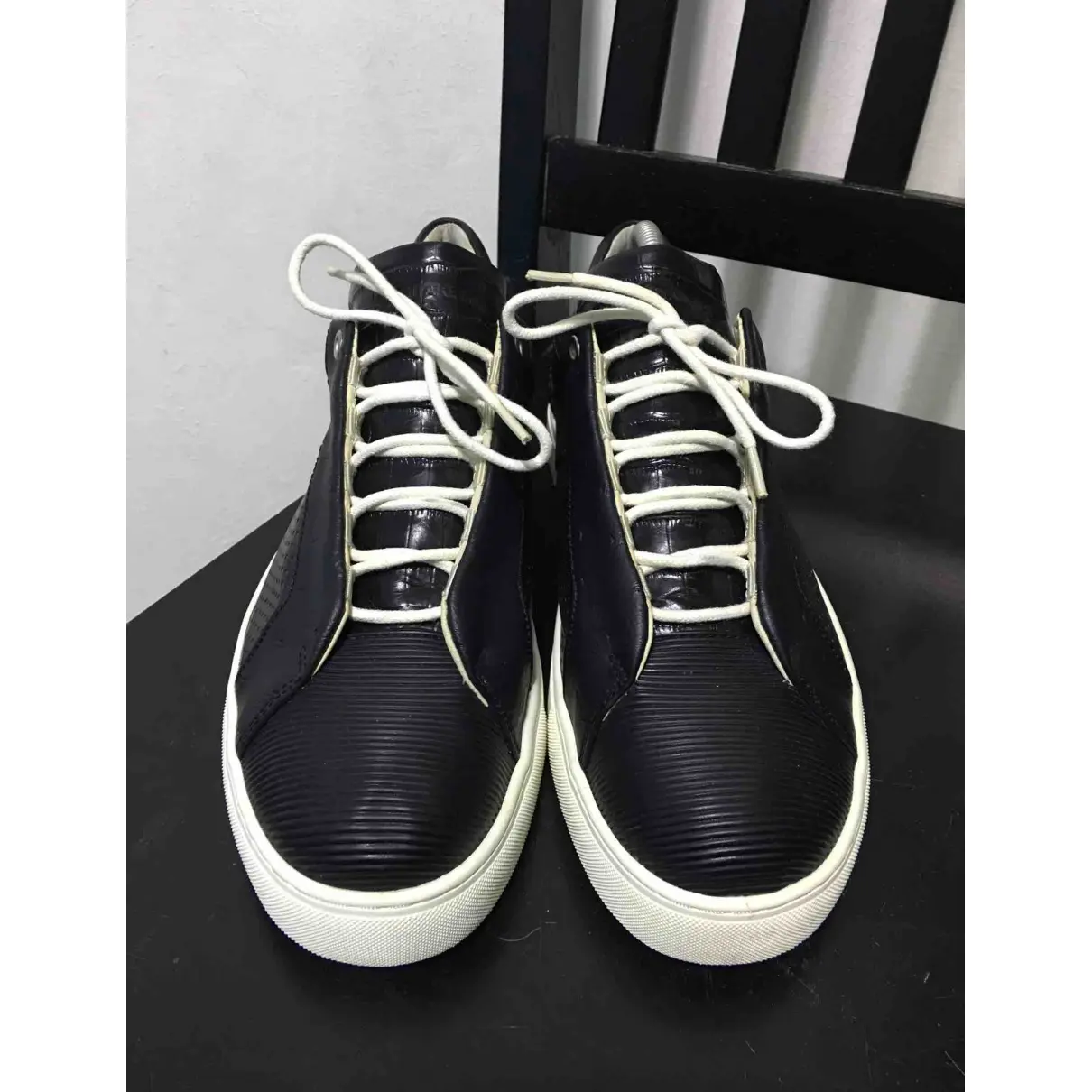Buy Issey Miyake Leather low trainers online