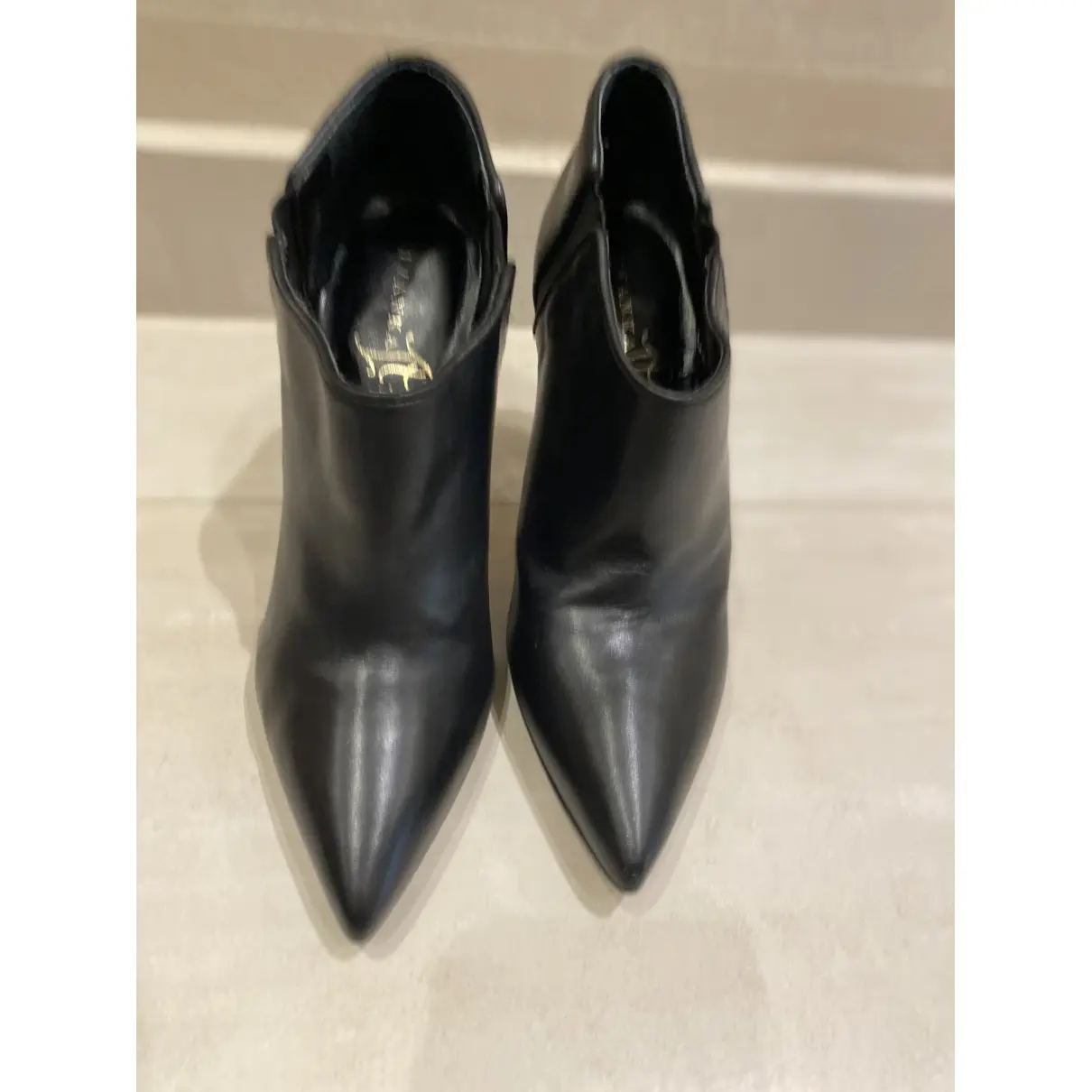 Leather ankle boots Ivanka Trump