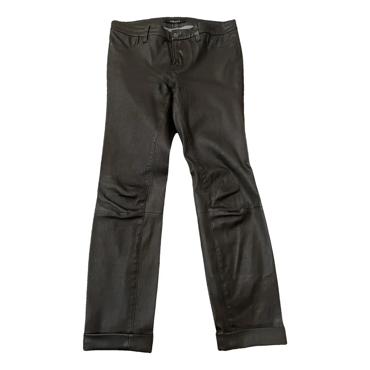 Leather straight pants J Brand