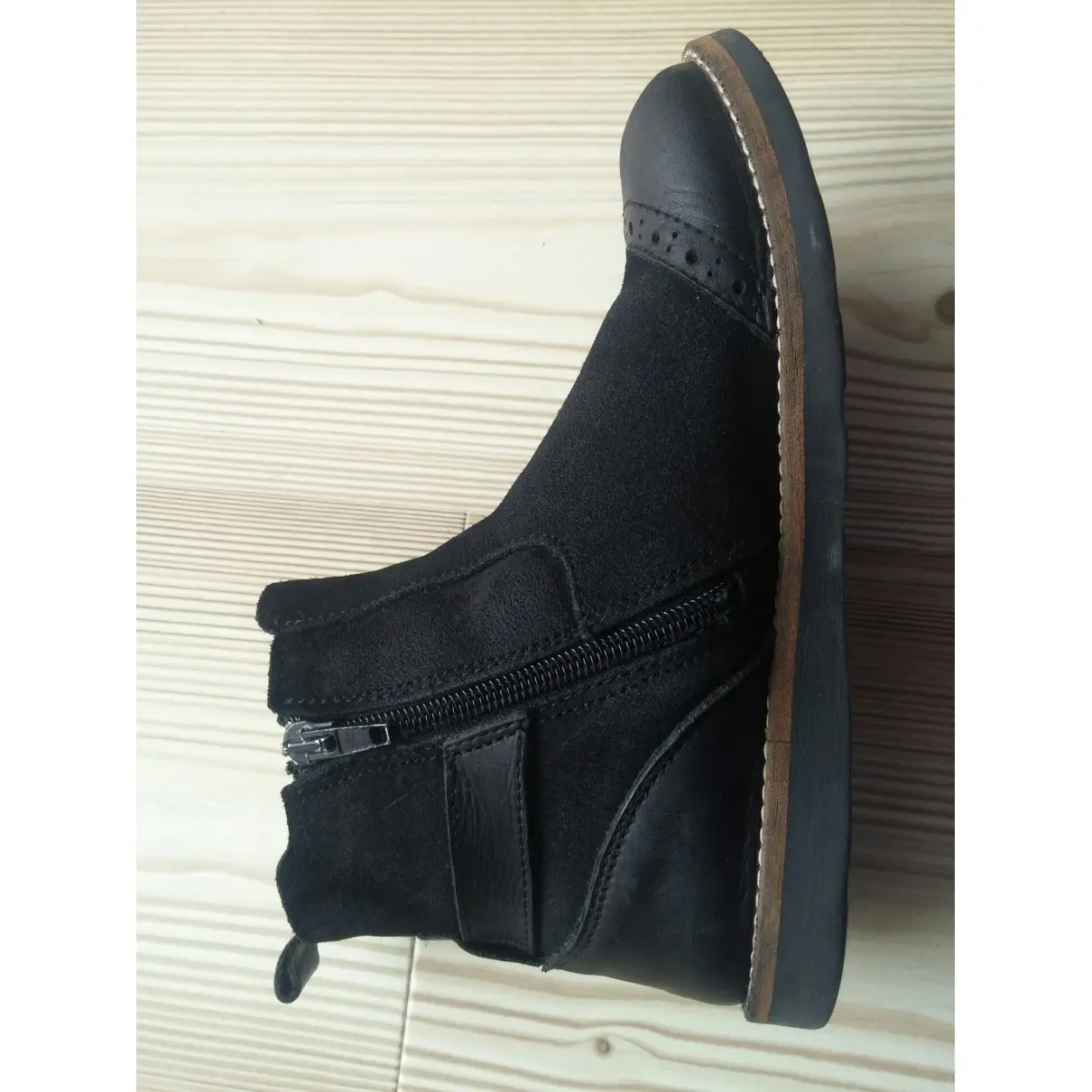 Leather boots Jacadi