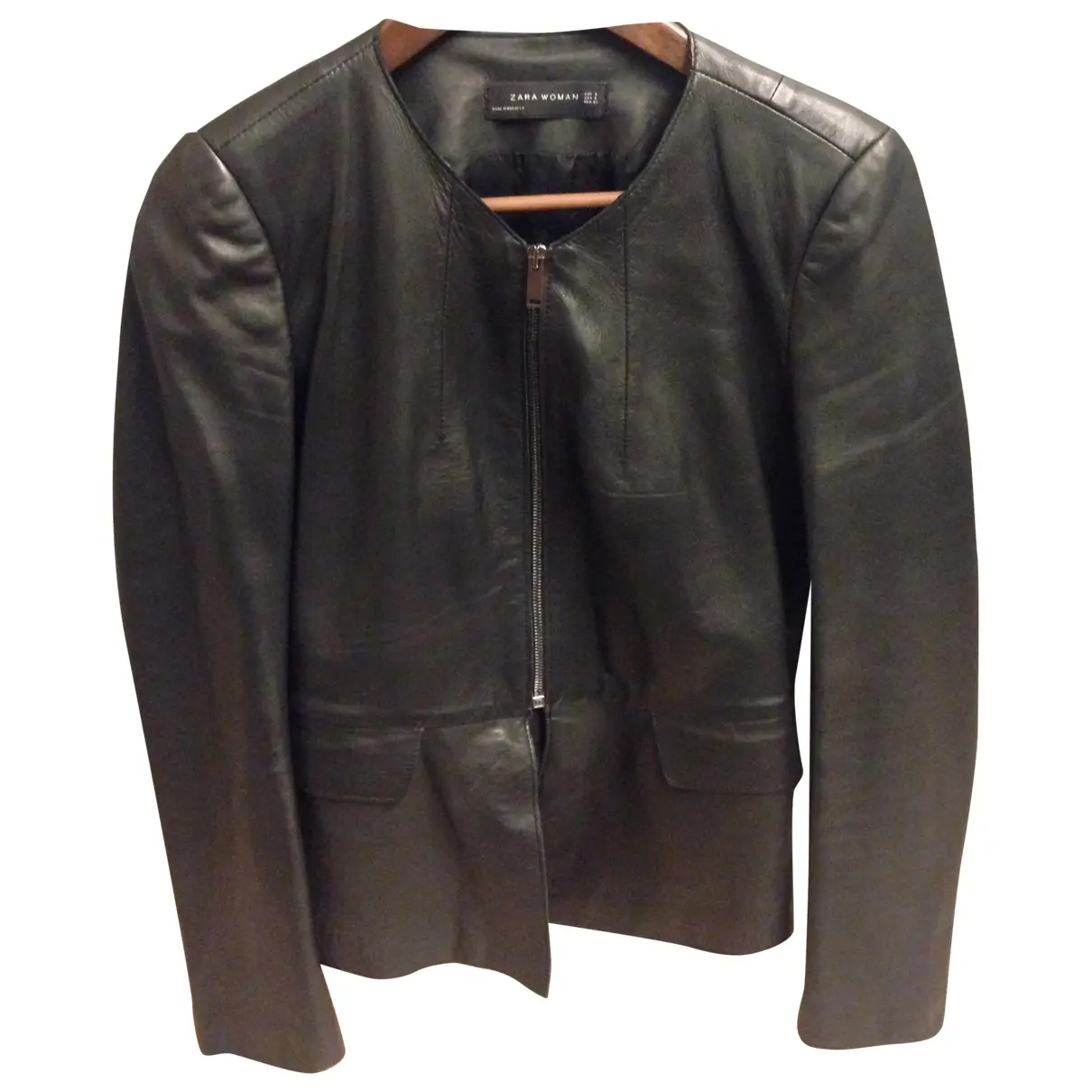 Black Leather Jacket Zara