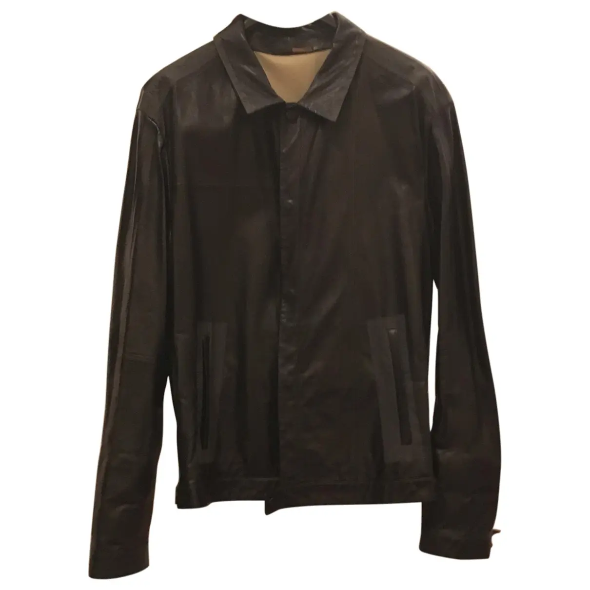 Leather jacket Fendi