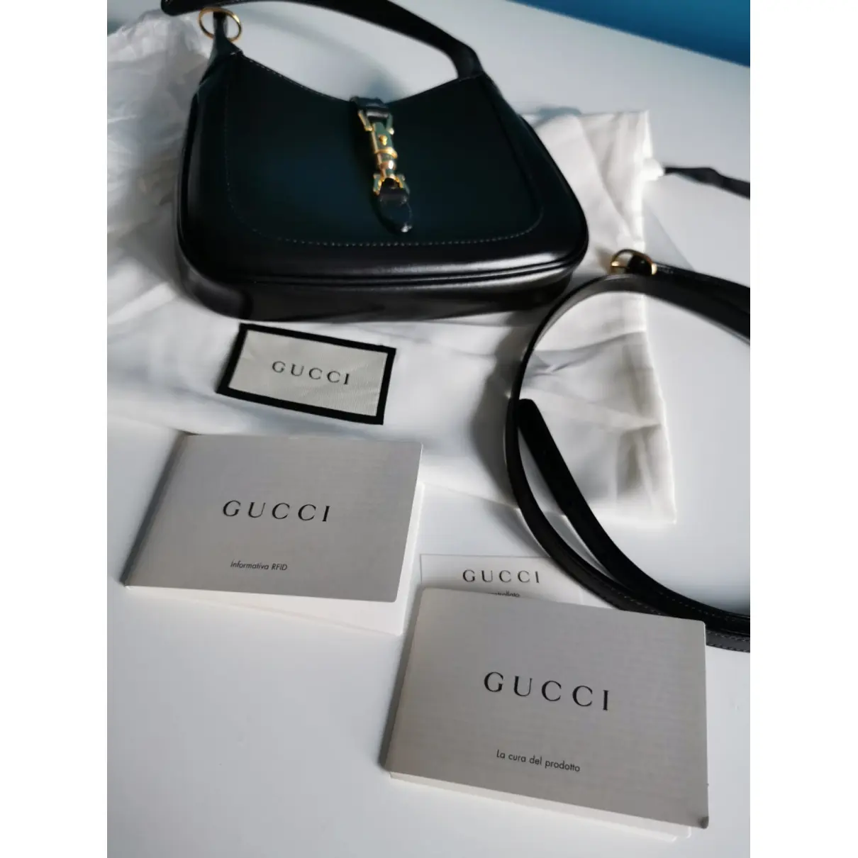 Jackie leather mini bag Gucci