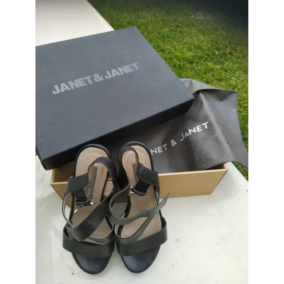 Leather sandal Janet & Janet