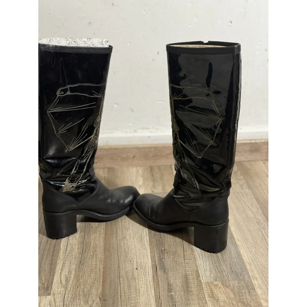 Buy Free Lance Jaspe leather wellington boots online