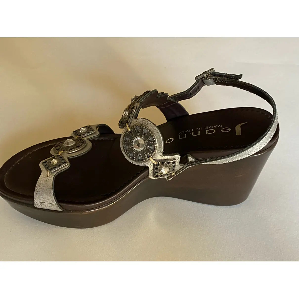 Leather sandals Jeannot