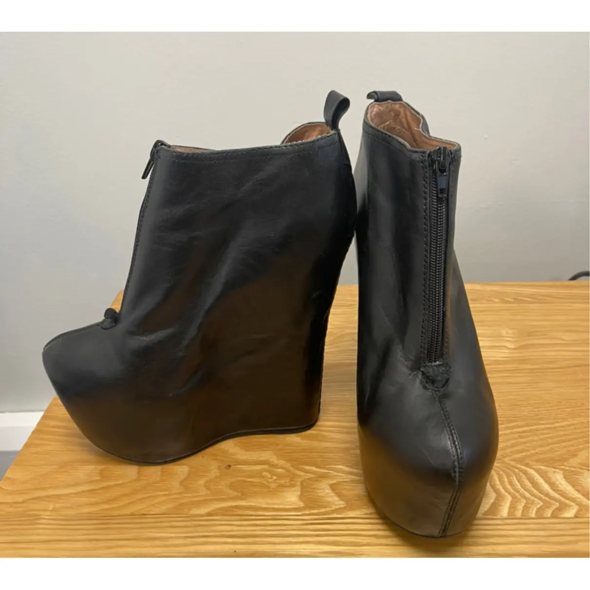 Buy Jeffrey Campbell Leather ankle boots online