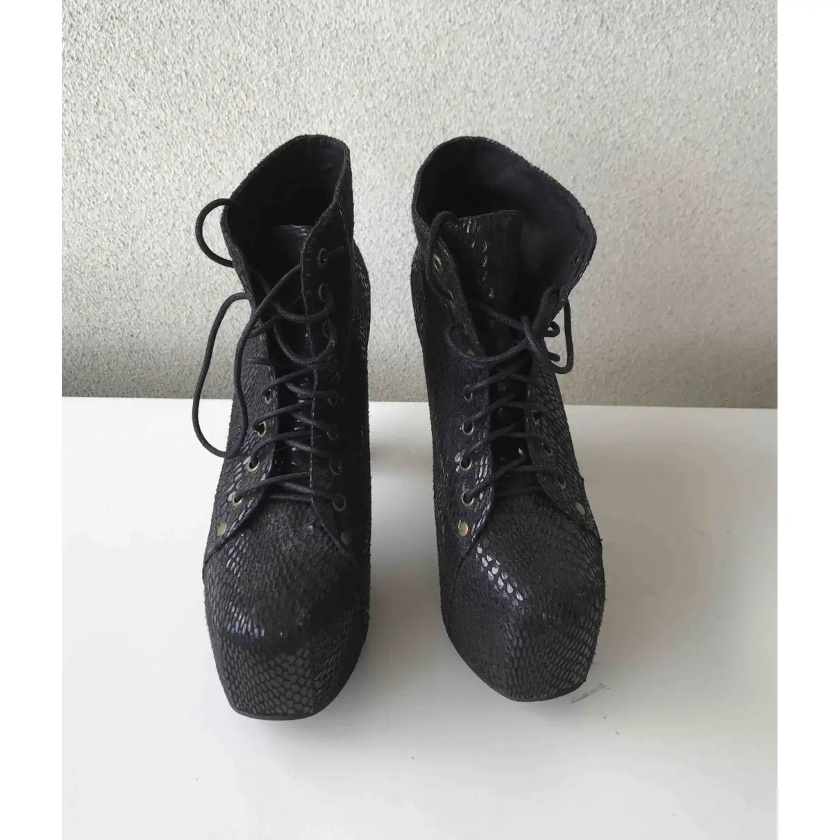 Buy Jeffrey Campbell Leather ankle boots online