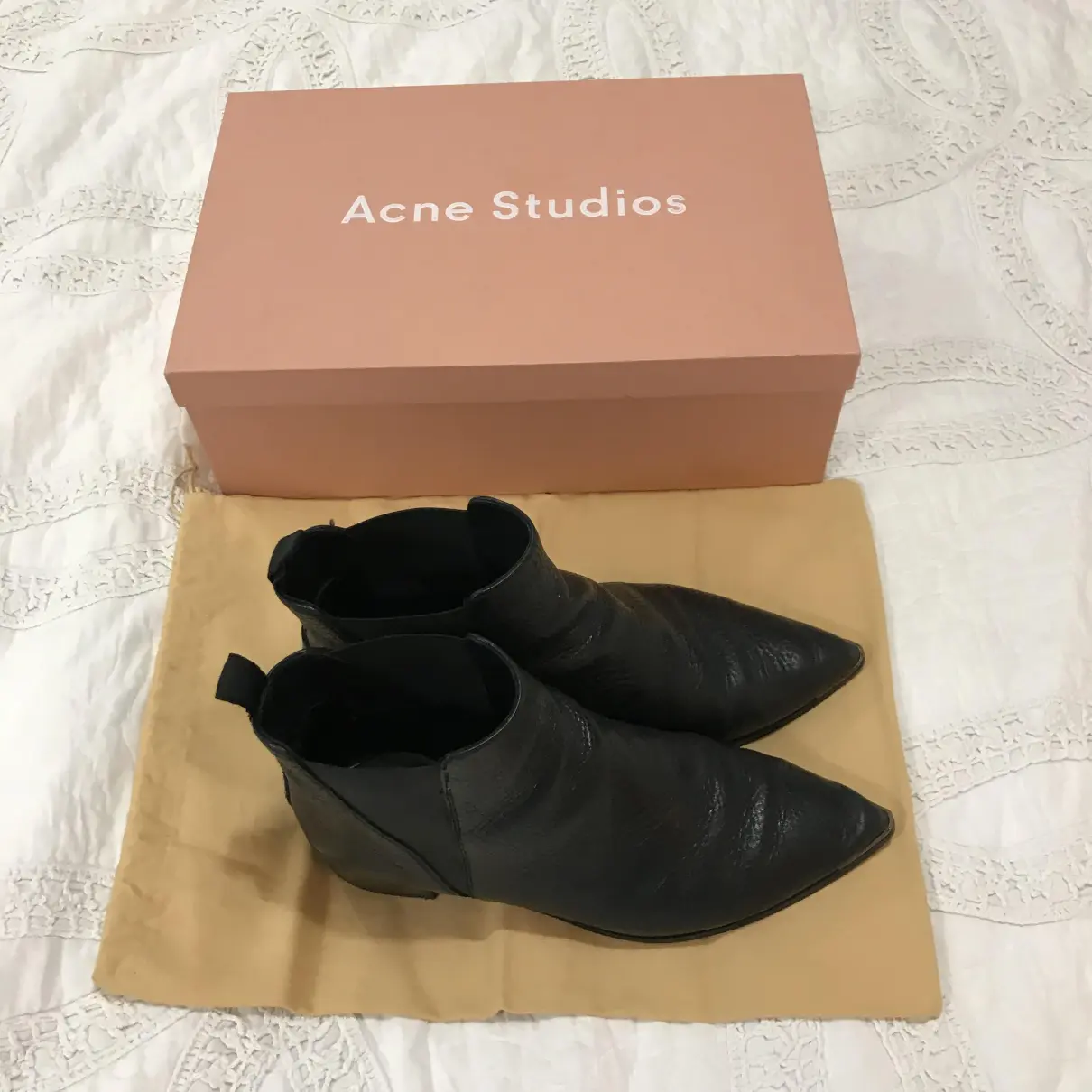 Jensen / Jenny leather ankle boots Acne Studios